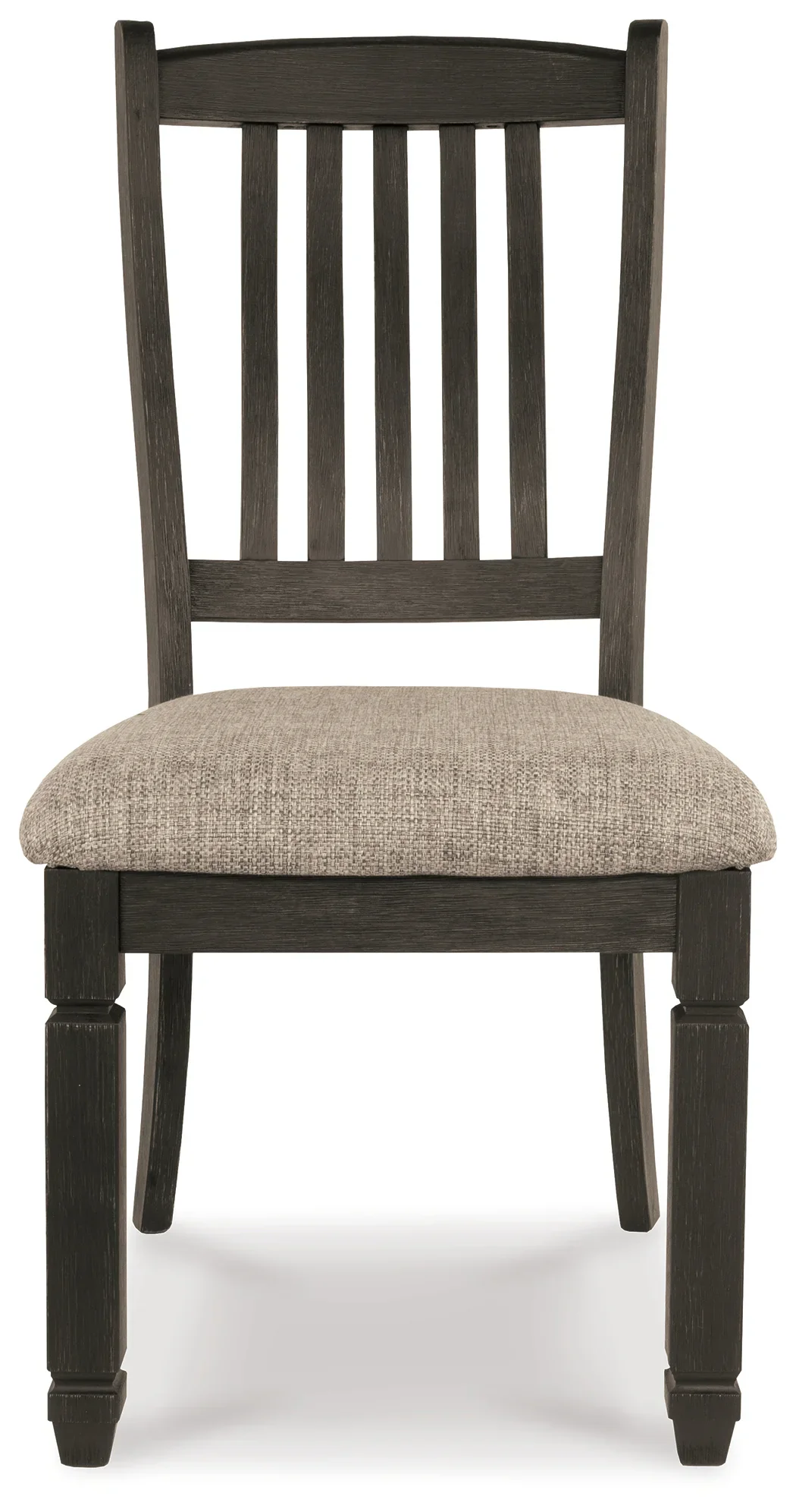 Tyler - Black / Grayish Brown - Dining Uph Side Chair (Set of 2) - Slatback - Image 3