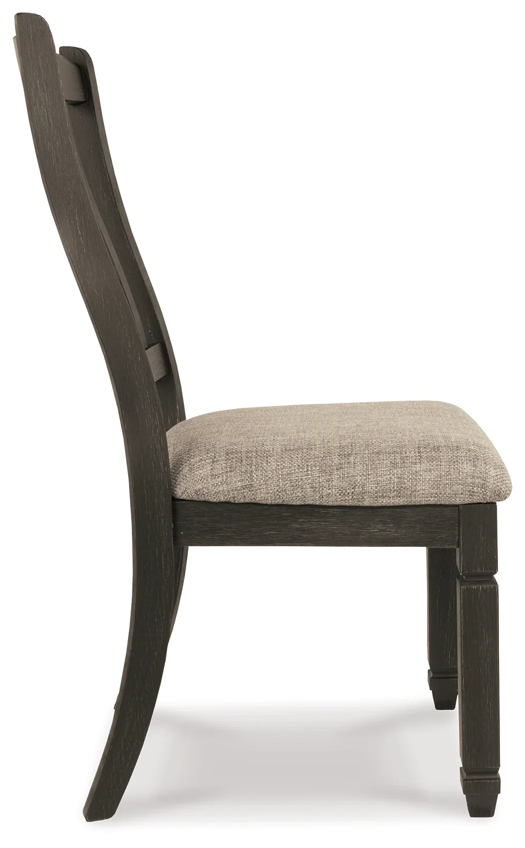 Tyler - Black / Grayish Brown - Dining Uph Side Chair (Set of 2) - Slatback - Image 6