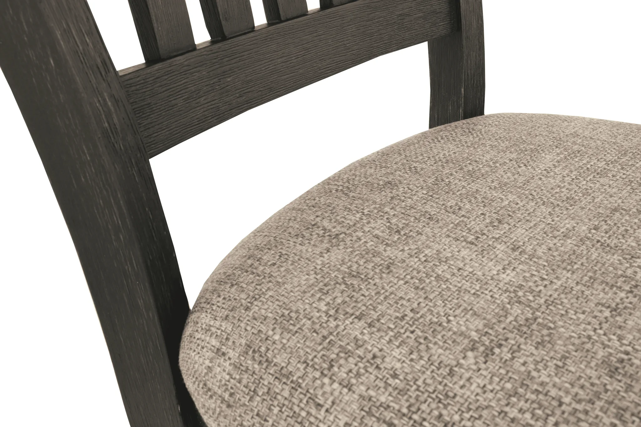 Tyler - Black / Grayish Brown - Dining Uph Side Chair (Set of 2) - Slatback - Image 7