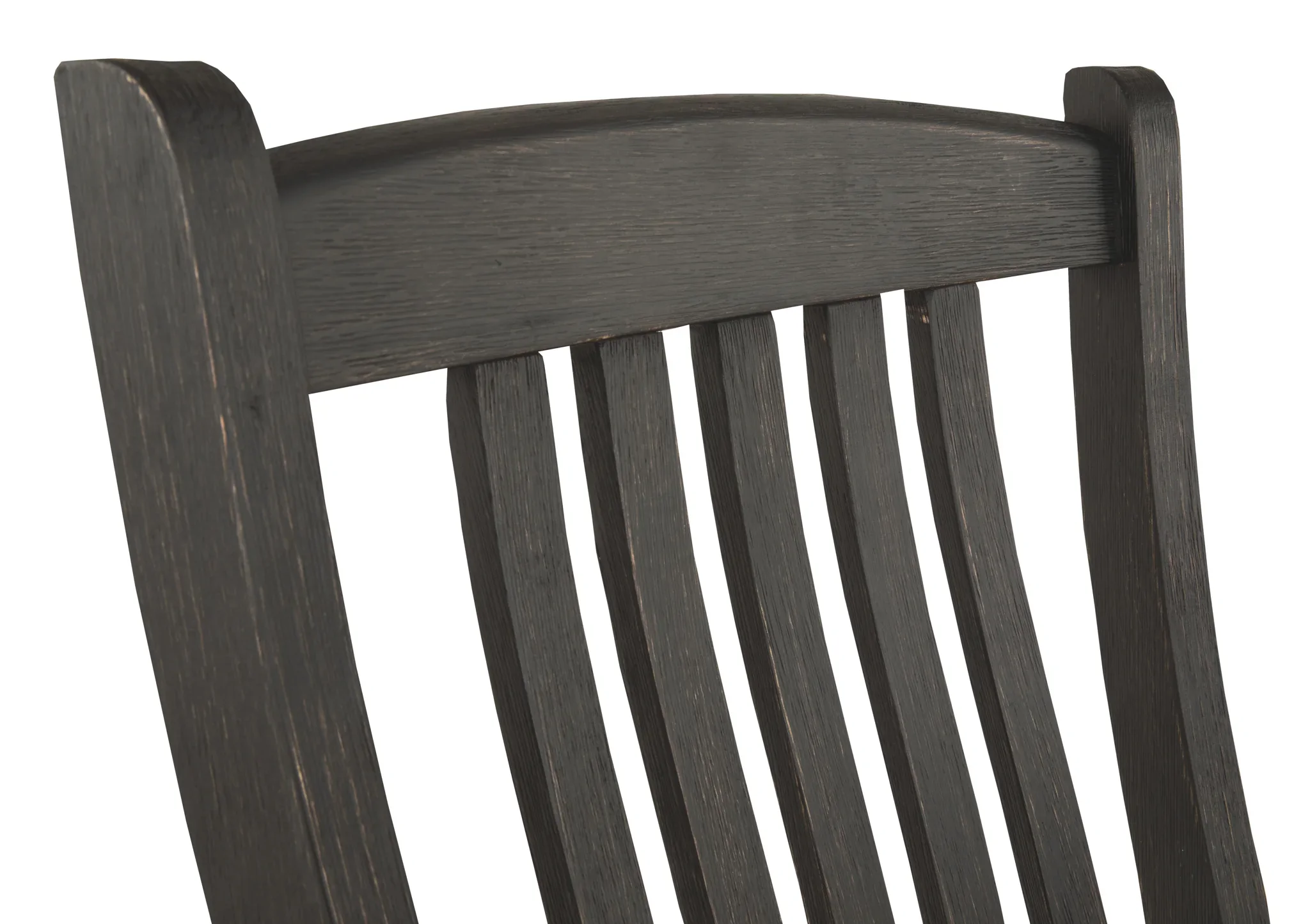 Tyler - Black / Grayish Brown - Dining Uph Side Chair (Set of 2) - Slatback - Image 8