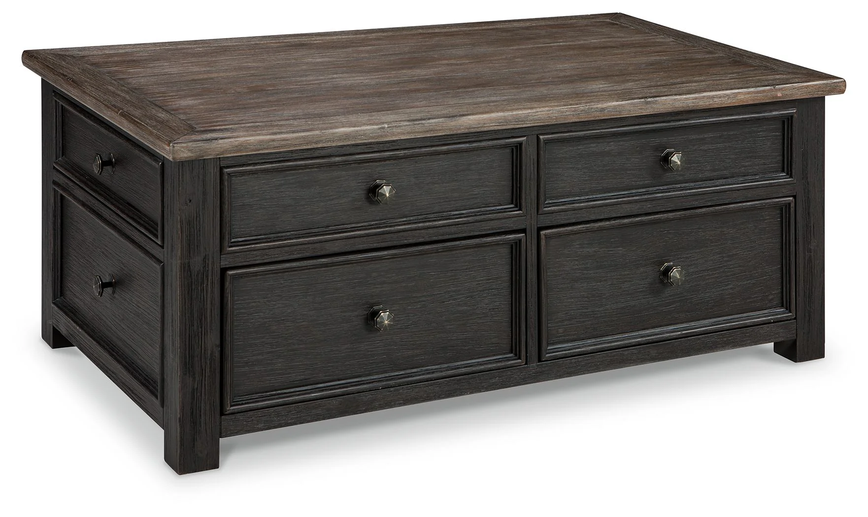 Tyler - Grayish Brown / Black - Lift Top Cocktail Table - Image 11