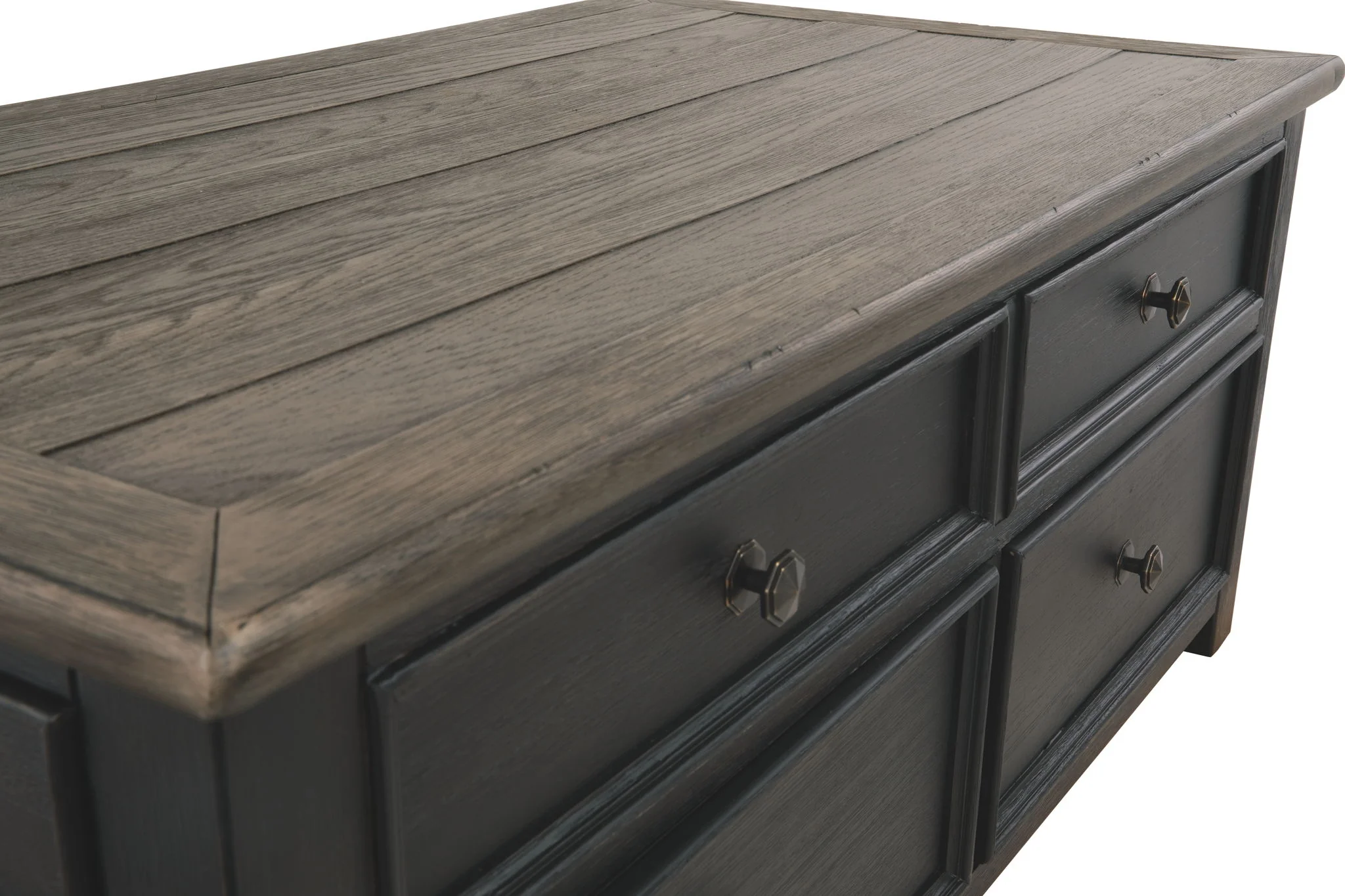 Tyler - Grayish Brown / Black - Lift Top Cocktail Table - Image 12