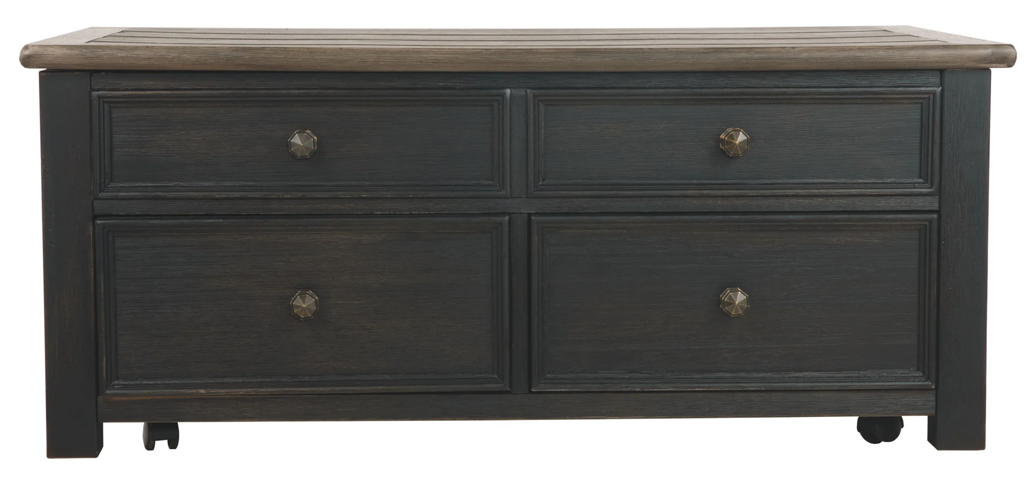 Tyler - Grayish Brown / Black - Lift Top Cocktail Table - Image 6