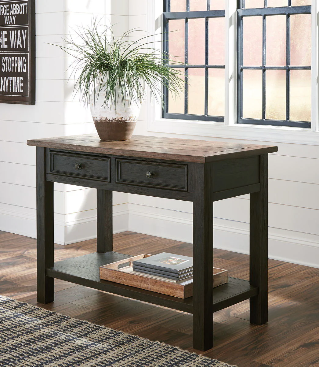 Tyler - Grayish Brown / Black - Sofa Table - Image 2