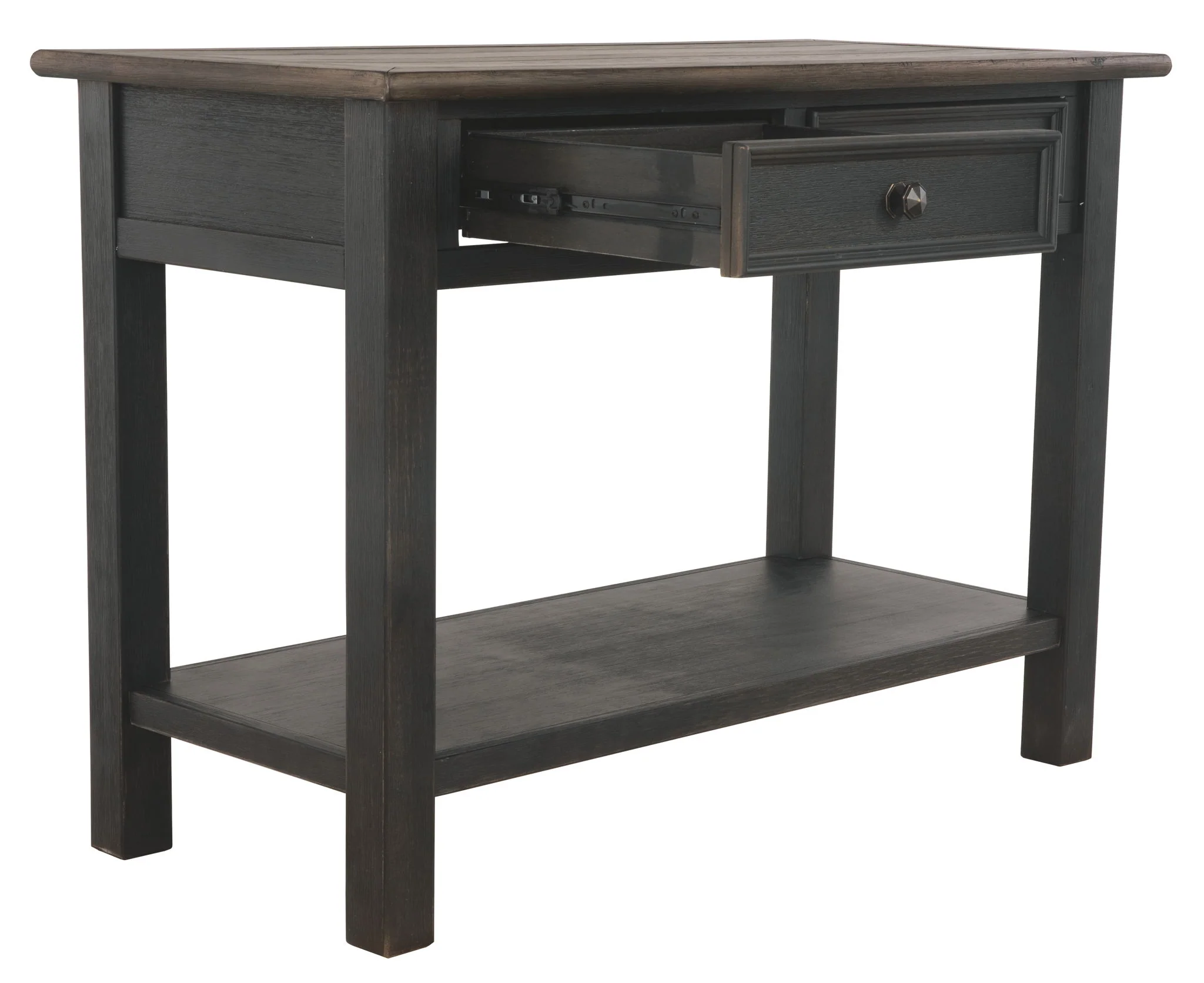 Tyler - Grayish Brown / Black - Sofa Table - Image 4