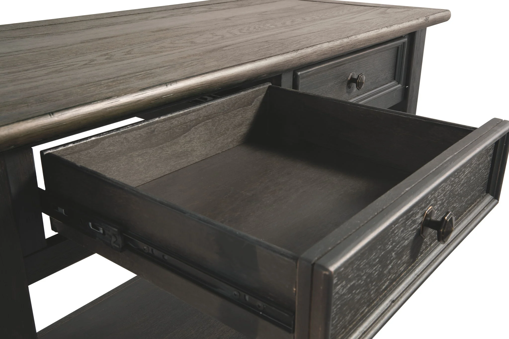 Tyler - Grayish Brown / Black - Sofa Table - Image 5