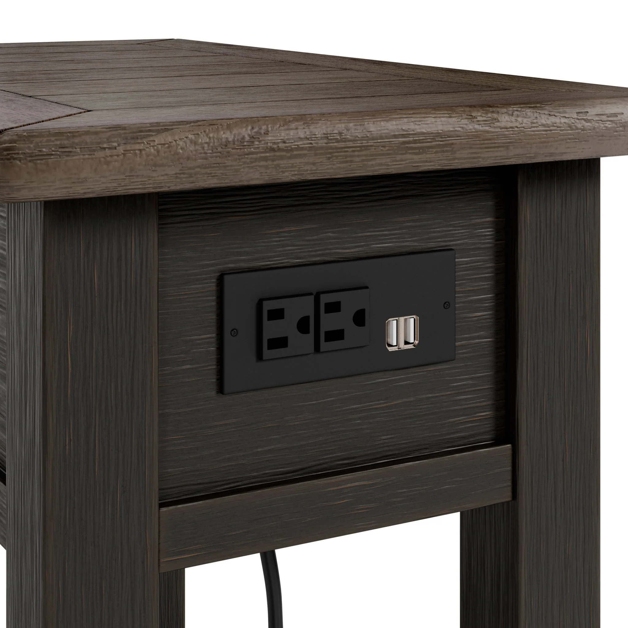 Tyler - Black / Gray - Chair Side End Table - Image 3