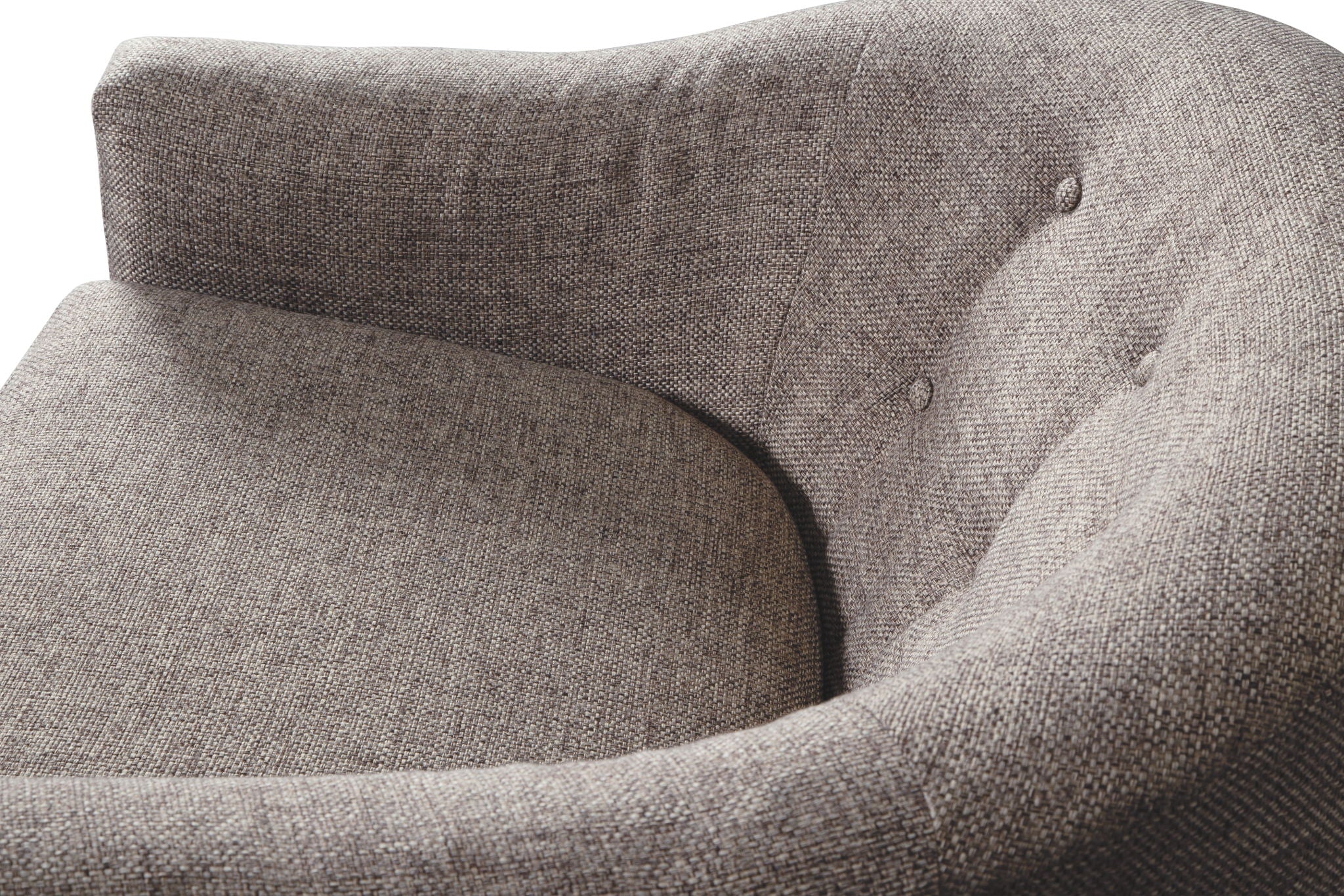 Upshur - Taupe - Swivel Glider Accent Chair - Image 3