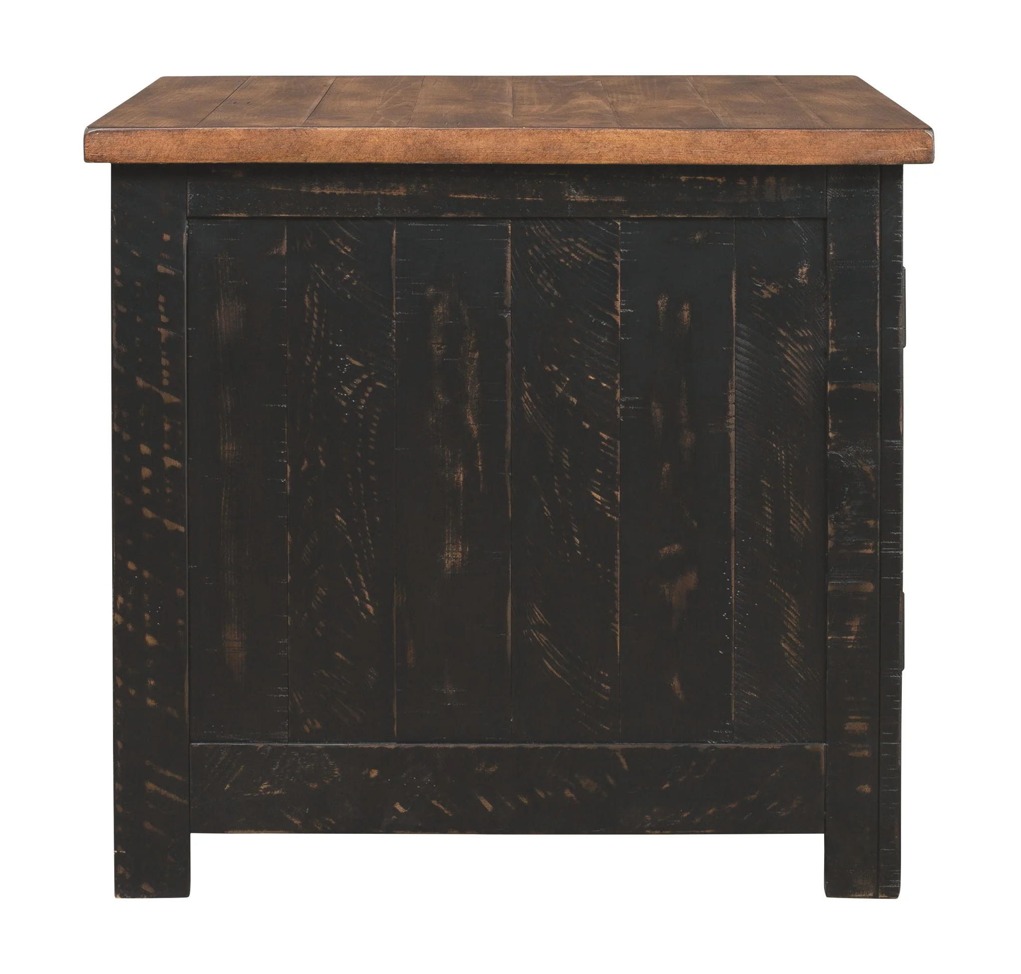 Valebeck - Black / Brown - Rectangular End Table - Image 6
