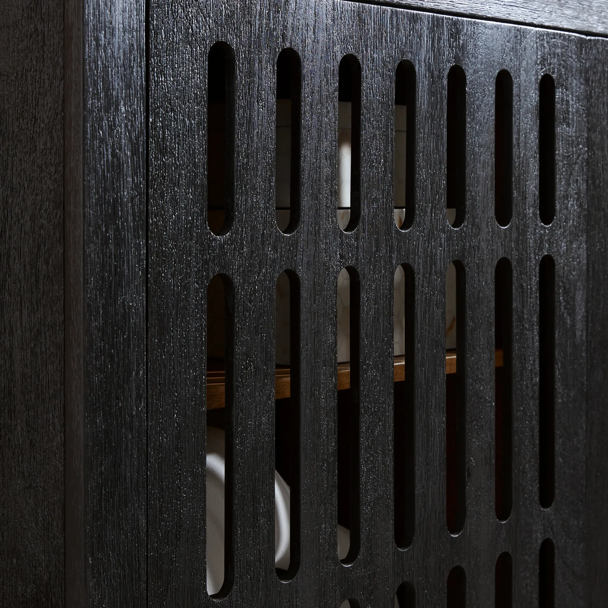 Vallisburg - Black / Natural - Accent Cabinet - Image 7