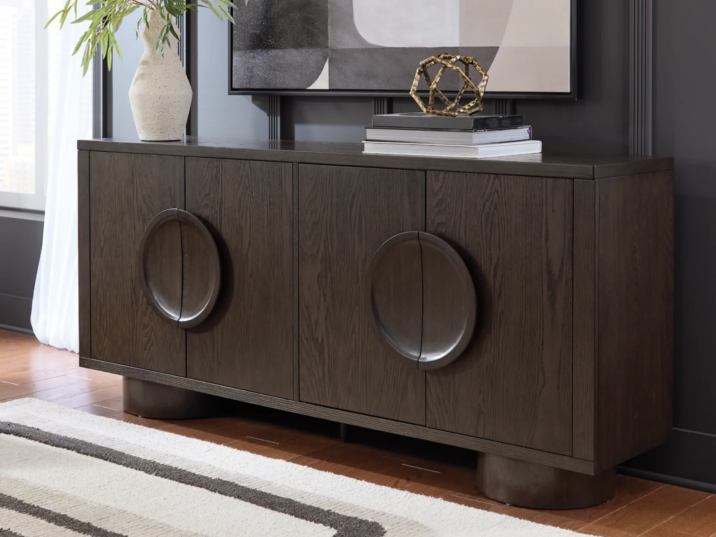 Veeda - Dark Brown - Accent Cabinet - Image 4
