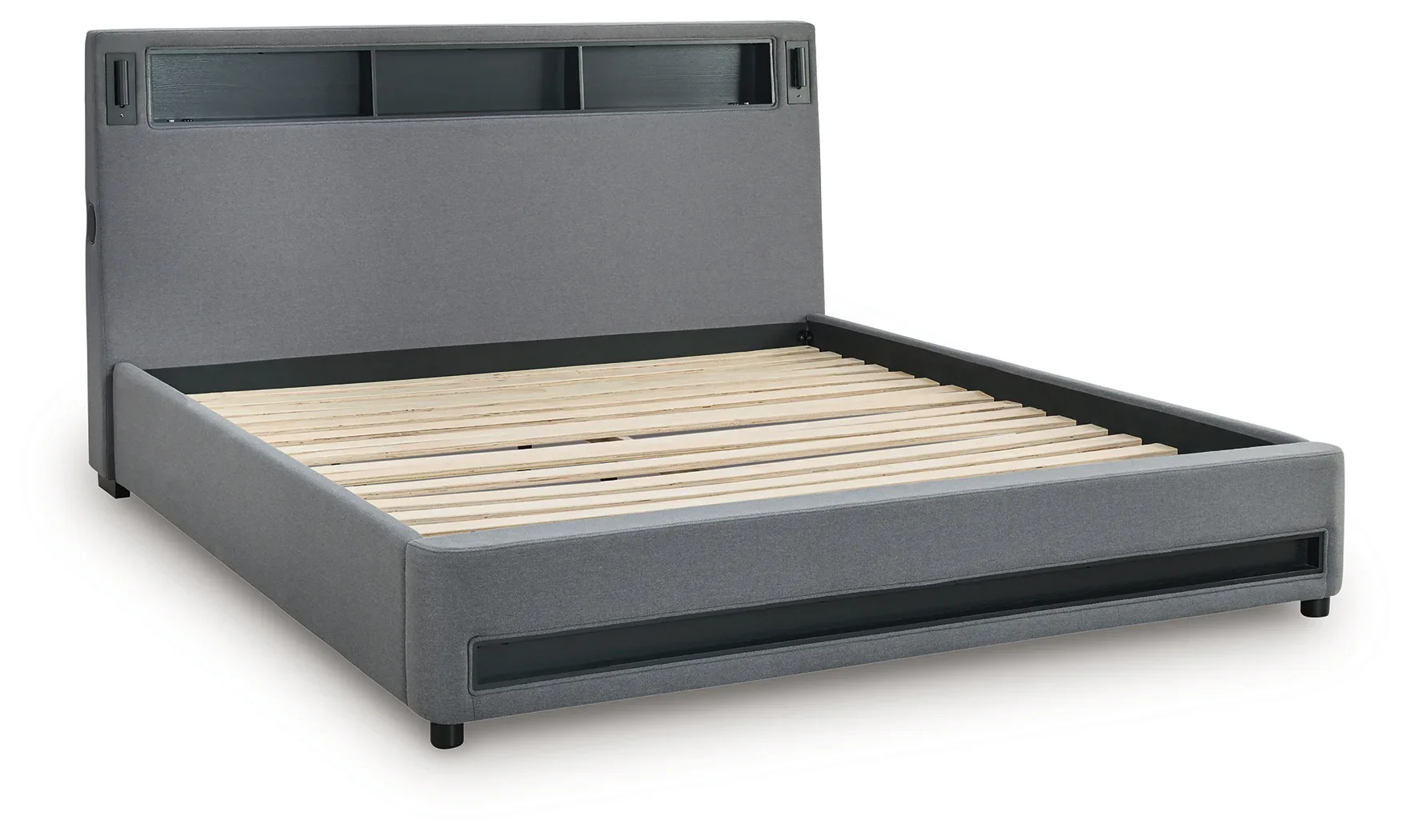 Verishaw - Gray - California King Upholstered Bed - Image 4