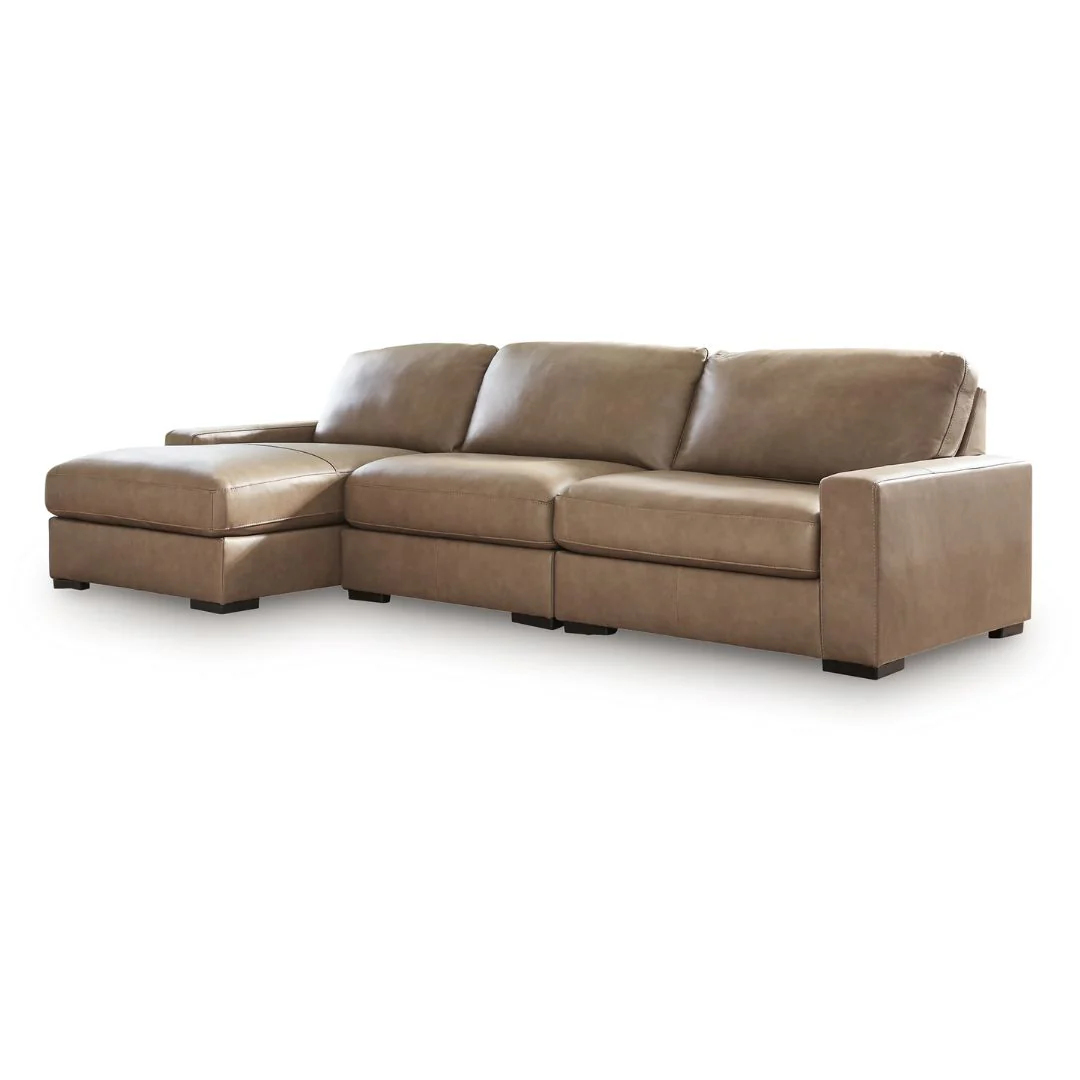 Veronella - 3-Piece Sectional With LAF Corner Chaise - Sahara