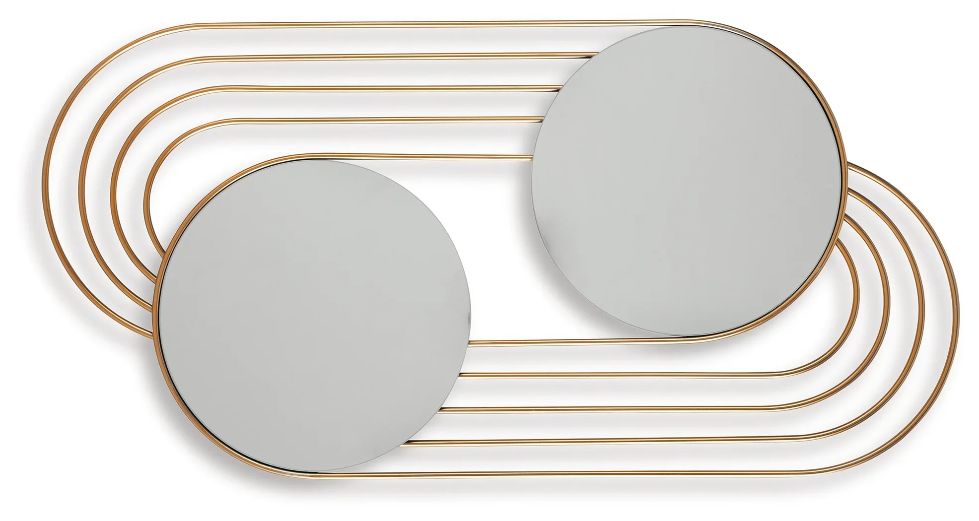 Warrenley - Gold Finish - Accent Mirror - Image 3