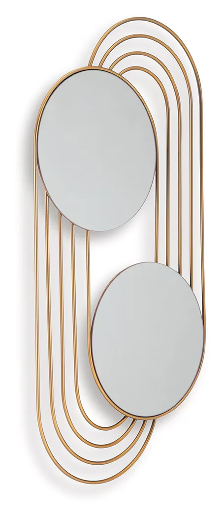 Warrenley - Gold Finish - Accent Mirror - Image 5