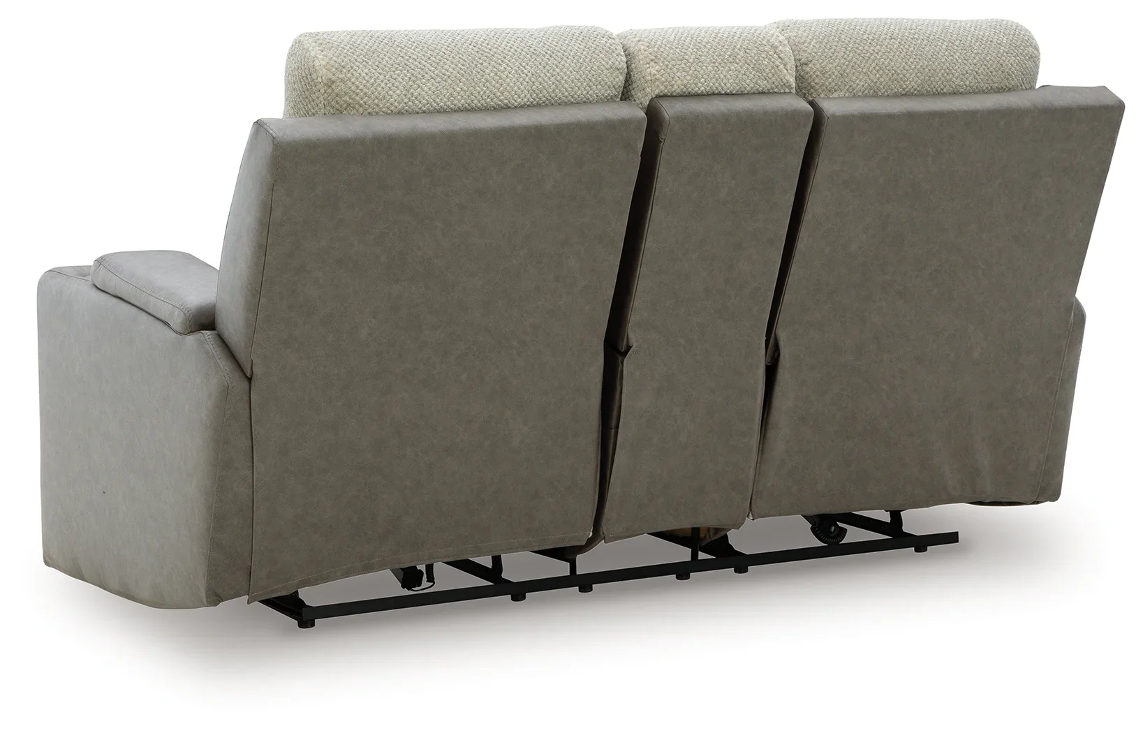 WhipLash - Sisal - Power Reclining Loveseat With Console / Adj Headrest - Image 6