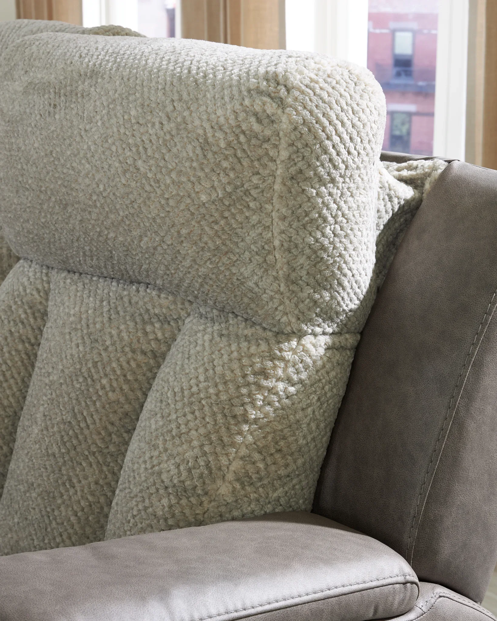 WhipLash - Sisal - Power Reclining Sofa With Adj Headrest - Image 8