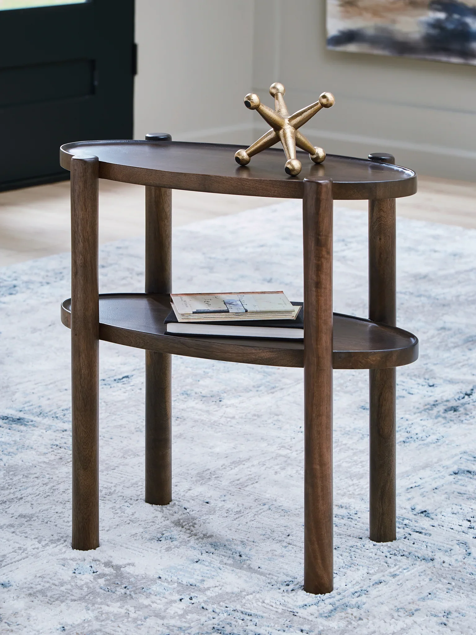 Wiattbury - Accent Table - Gray Brown - Image 2