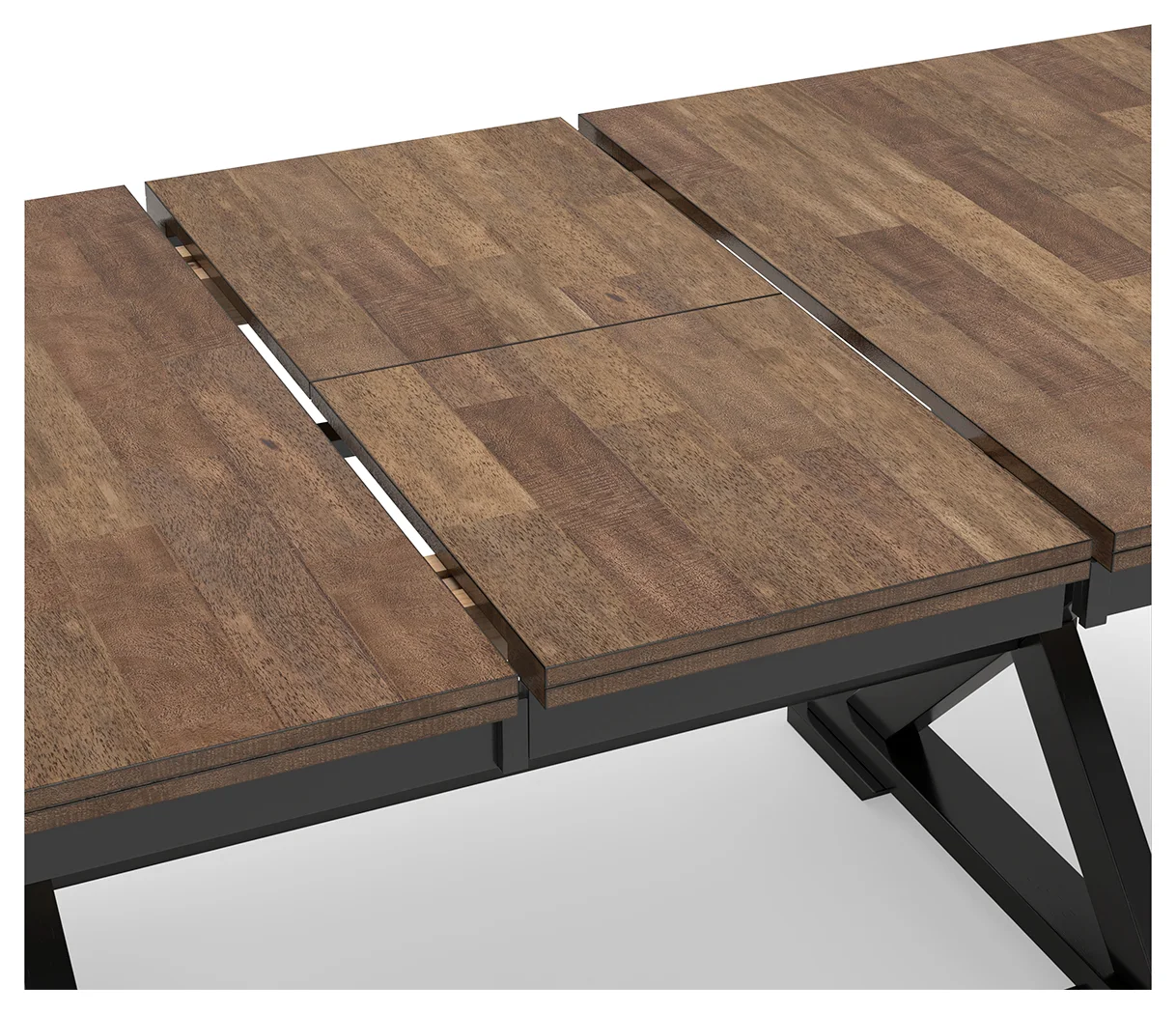 Wildenauer - Brown / Black - 6 Pc. - Extension Table, 4 Side Chairs, Bench - Image 4
