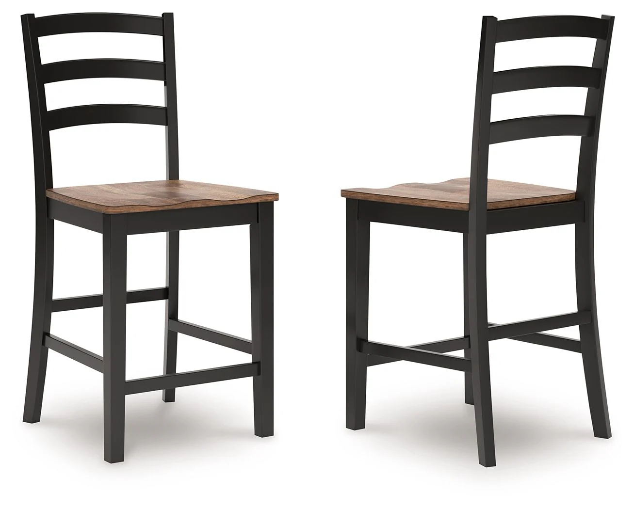 Wildenauer - Brown / Black - Barstool (Set of 2) - Image 10