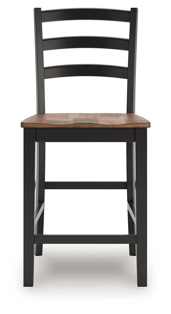 Wildenauer - Brown / Black - Barstool (Set of 2) - Image 7