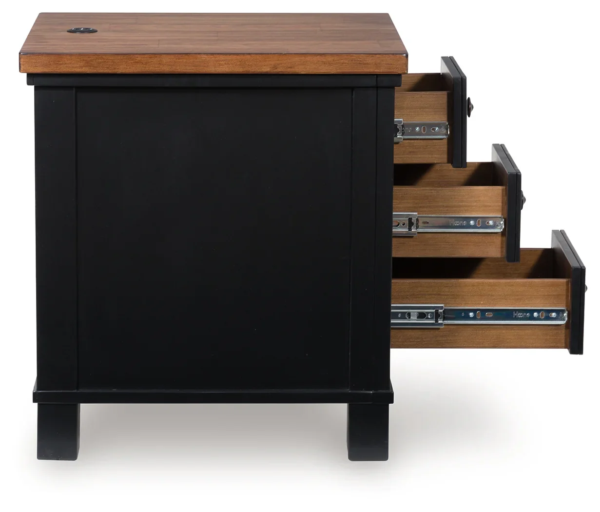 Wildenauer - Brown / Black - Chair Side End Table - Image 3