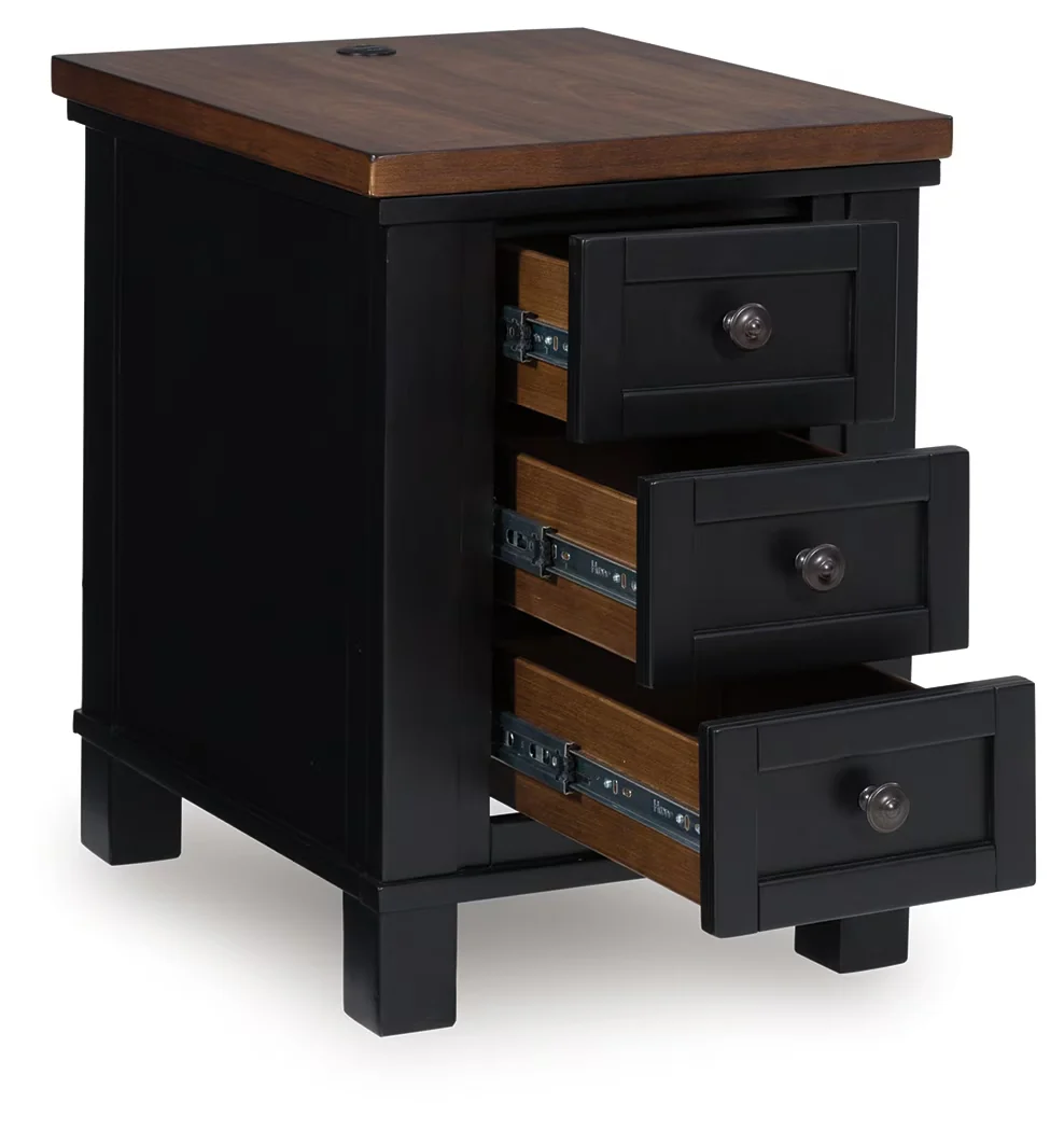 Wildenauer - Brown / Black - Chair Side End Table - Image 6