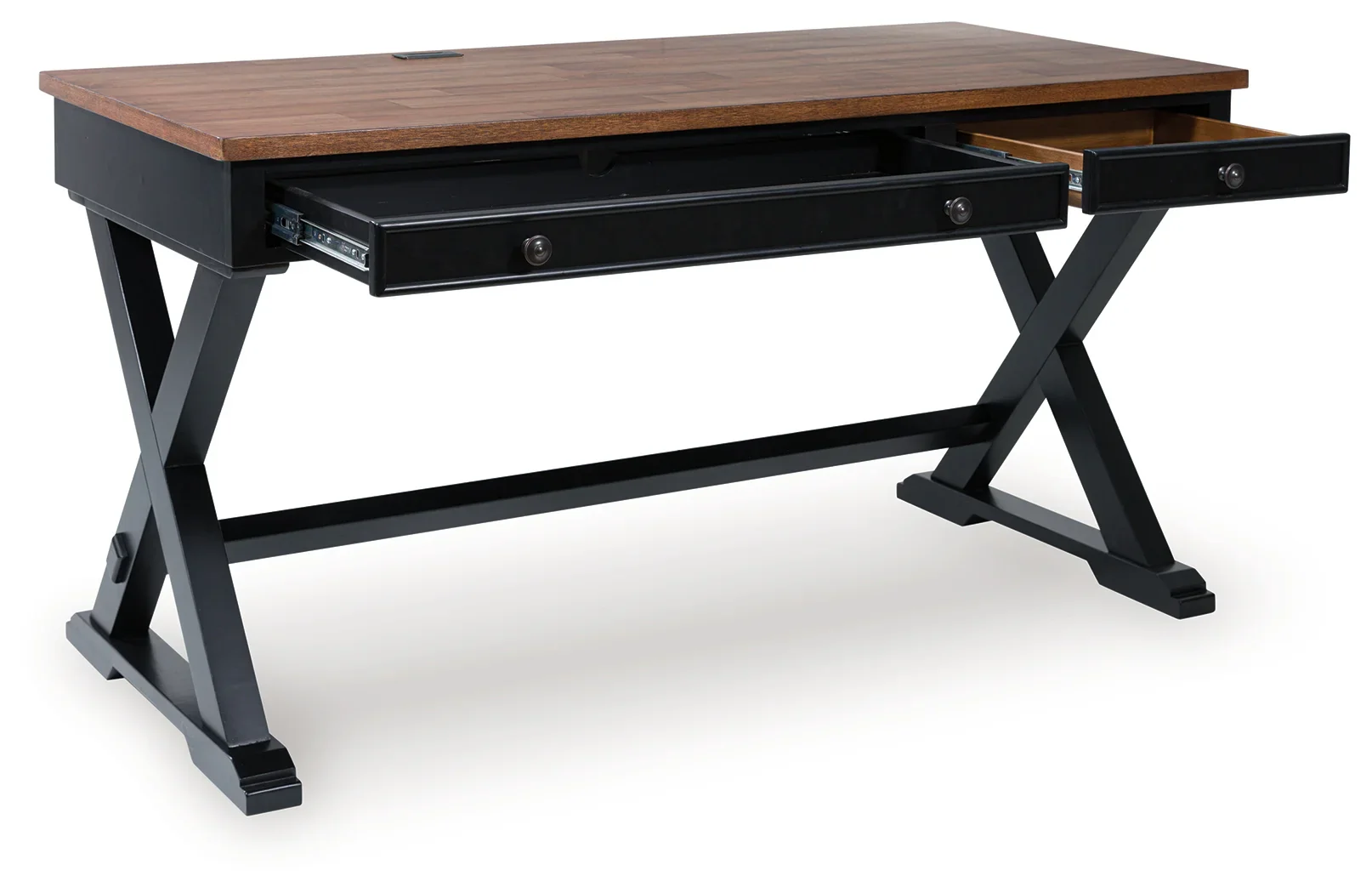 Wildenauer - Brown / Black - Home Office Desk - Image 2