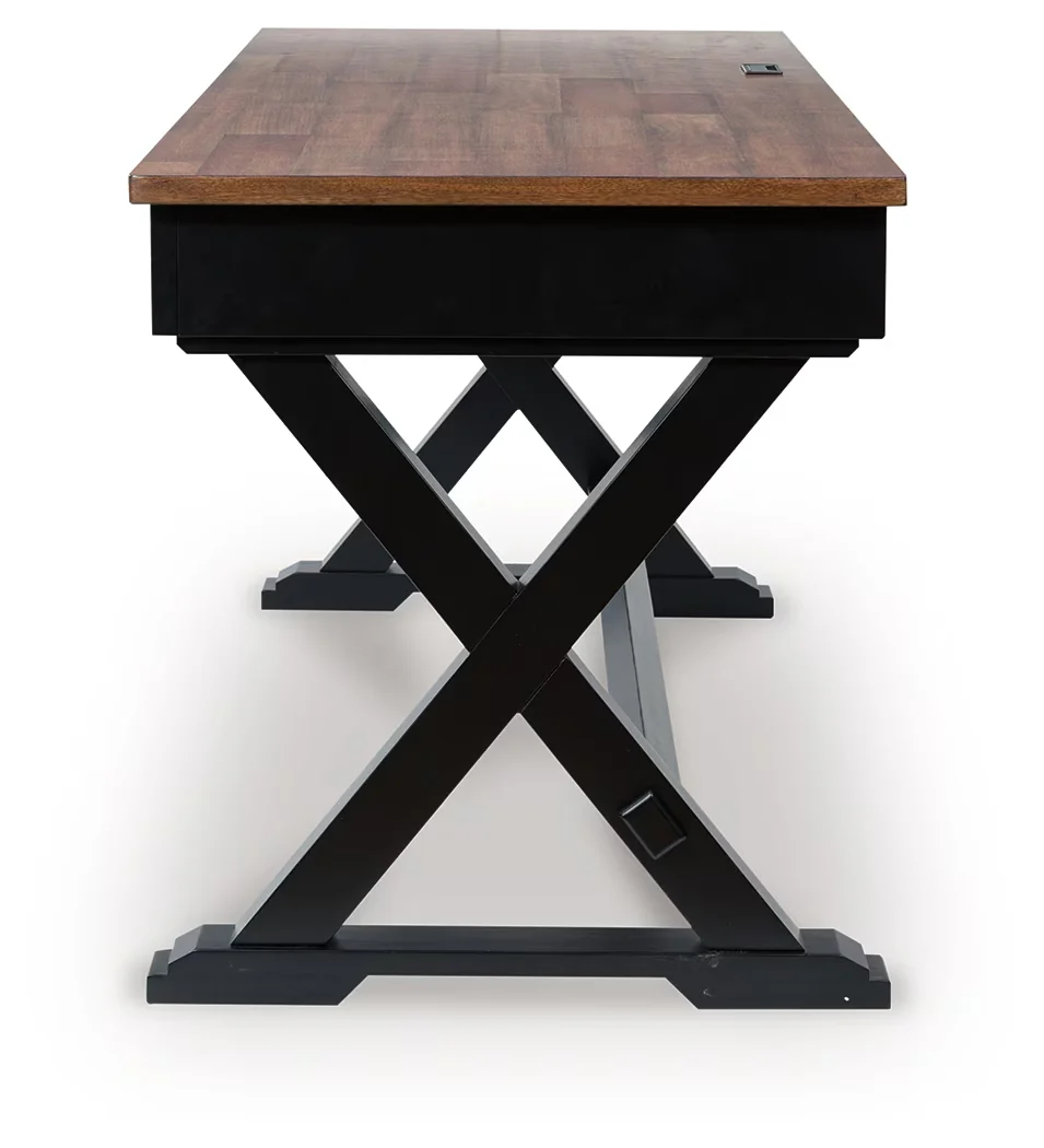 Wildenauer - Brown / Black - Home Office Desk - Image 4