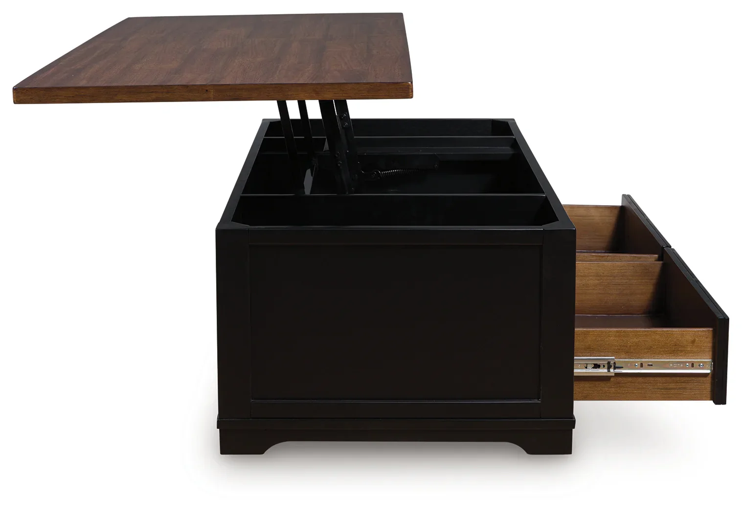 Wildenauer - Brown / Black - Lift Top Cocktail Table - Image 7