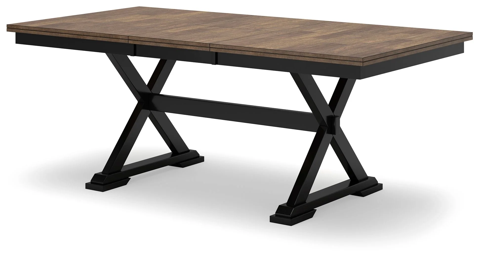 Wildenauer - Brown / Black - Rectangular Dining Extension Table Table - Image 3