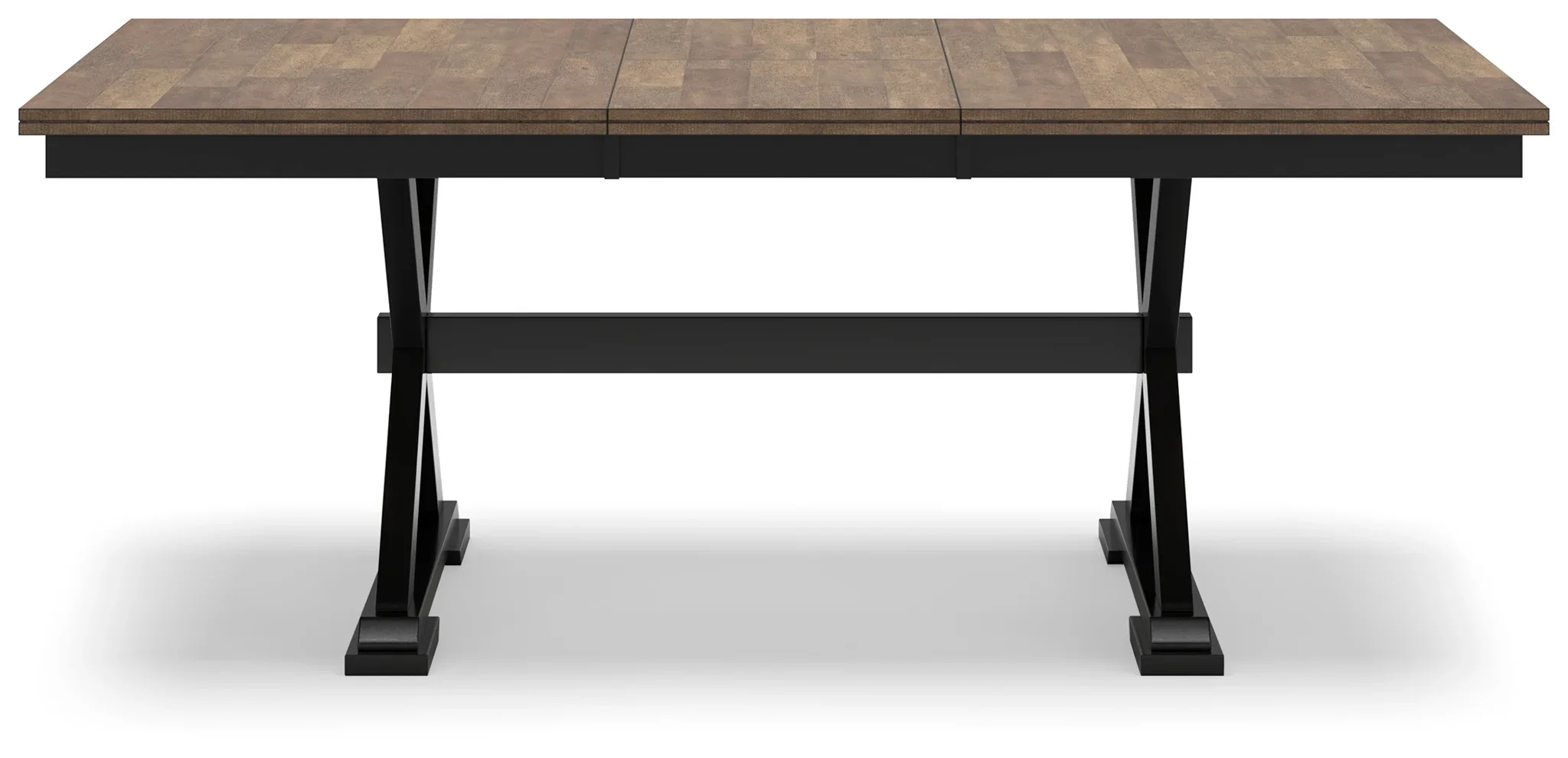 Wildenauer - Brown / Black - Rectangular Dining Extension Table Table - Image 4