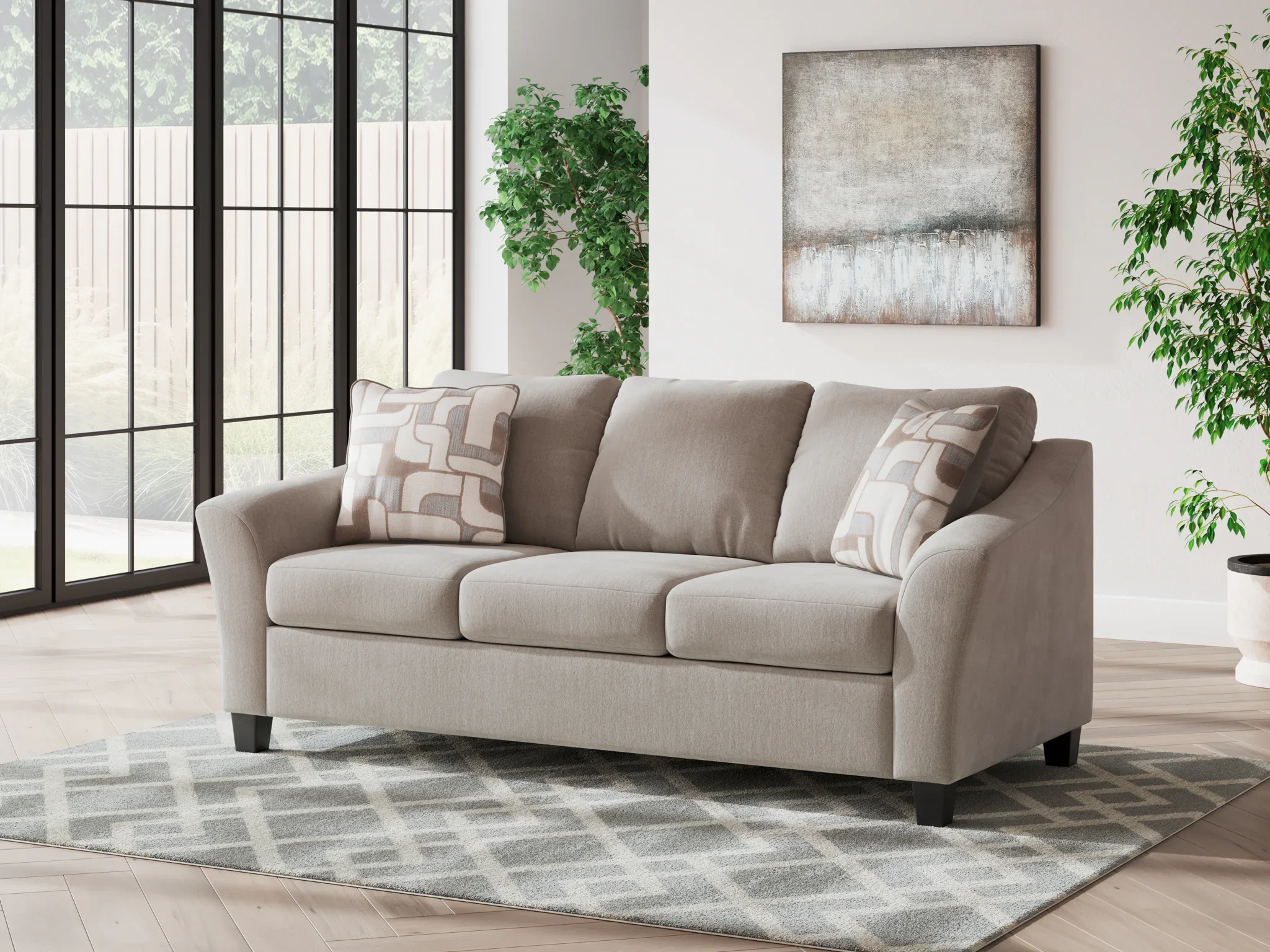 Willarae - Taupe - 2 Pc. - Sofa, Loveseat - Image 2