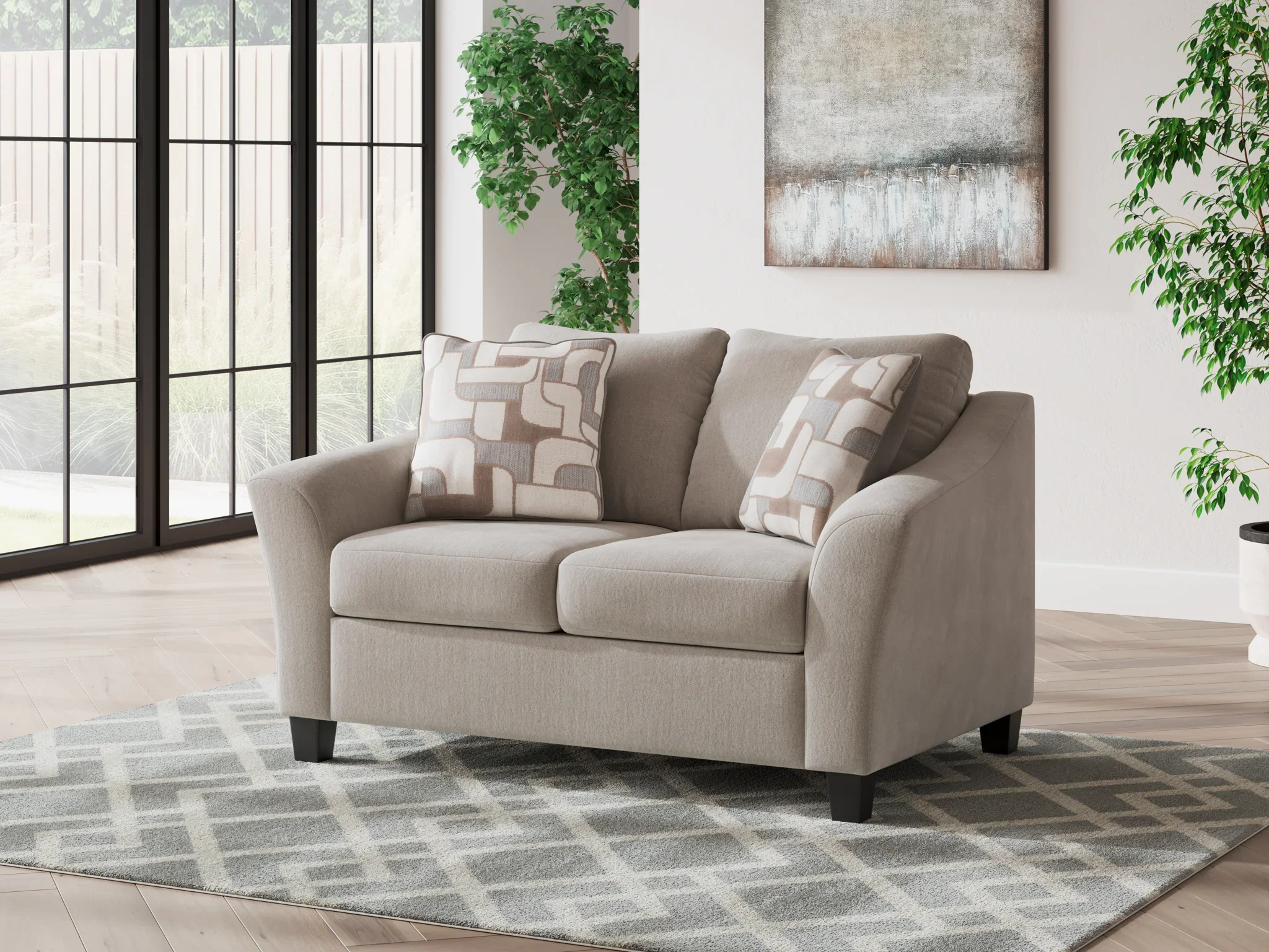 Willarae - Taupe - 2 Pc. - Sofa, Loveseat - Image 7