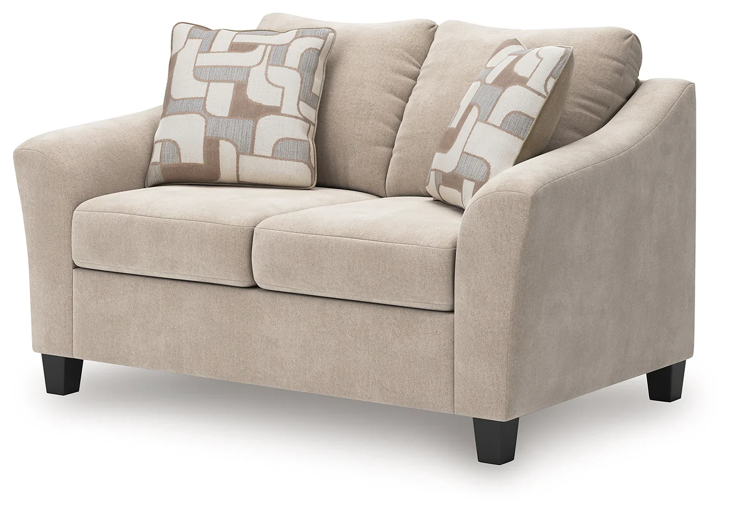 Willarae - Taupe - Loveseat - Image 2