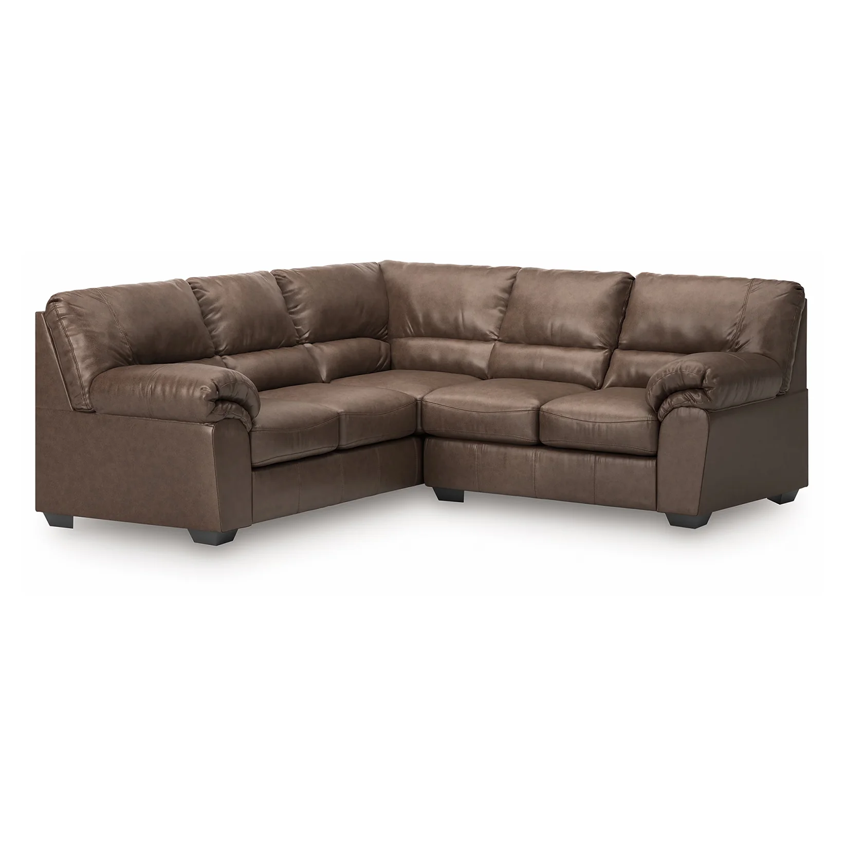 WillowBend - Umber - 2-Piece Sectional With LAF Sofa With Corner Wedge
