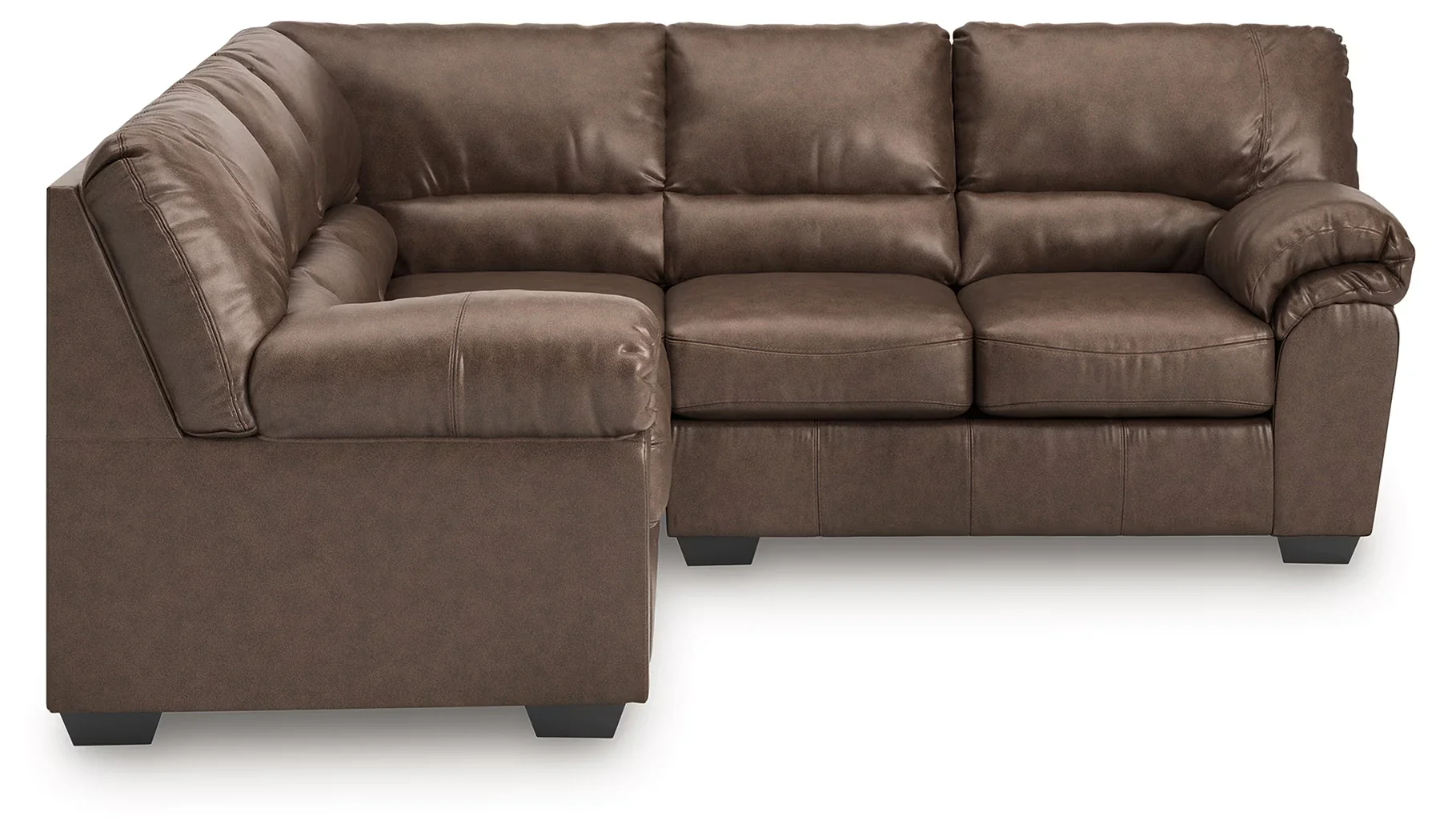 WillowBend - Umber - 2-Piece Sectional With LAF Sofa With Corner Wedge - Image 2