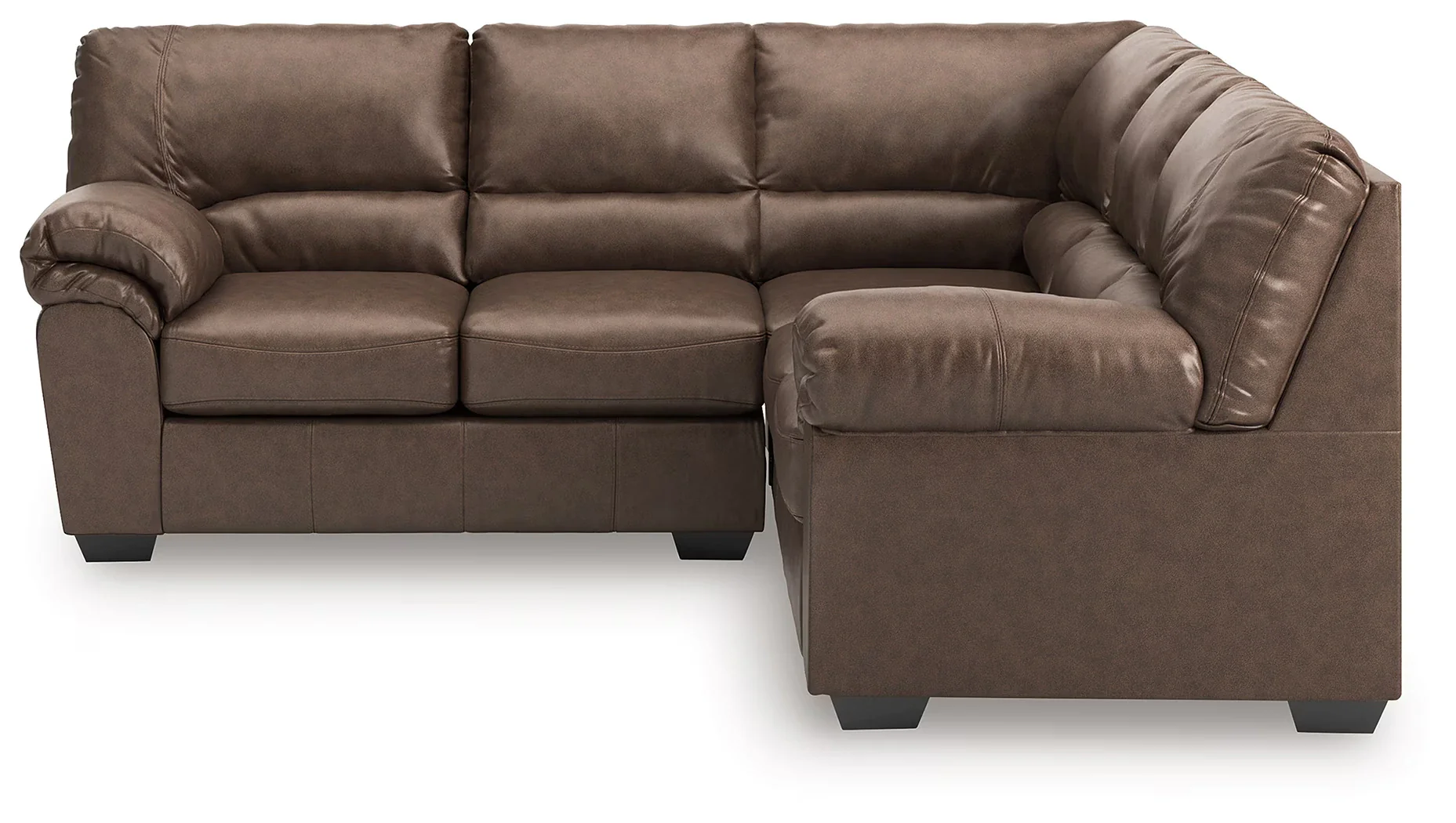 WillowBend - Umber - 2-Piece Sectional With RAF Sofa With Corner Wedge - Image 3