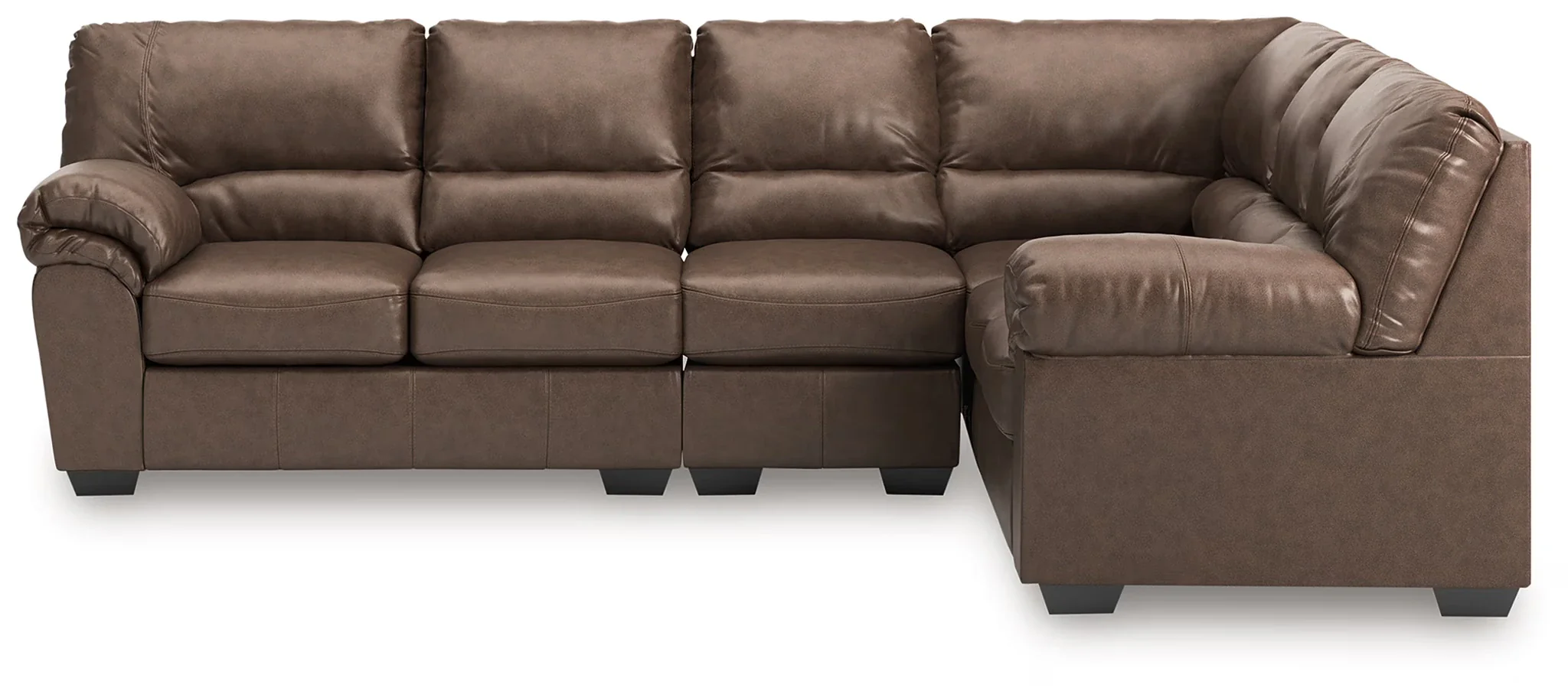 WillowBend - Umber - 3-Piece Sectional With RAF Sofa With Corner Wedge - Image 3