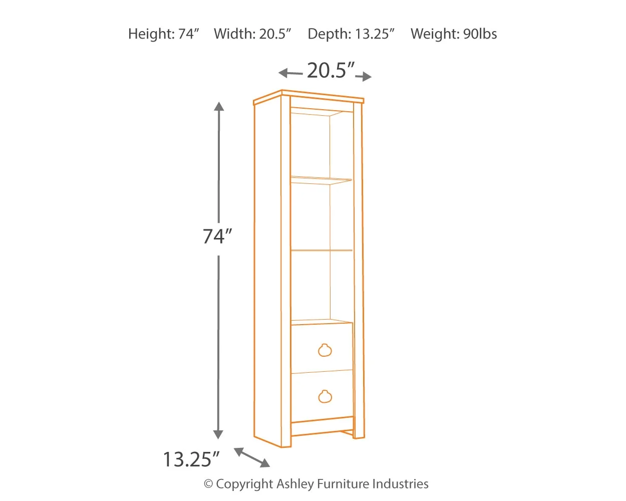 Willowton - Whitewash - 3-Piece Entertainment Center - Image 5