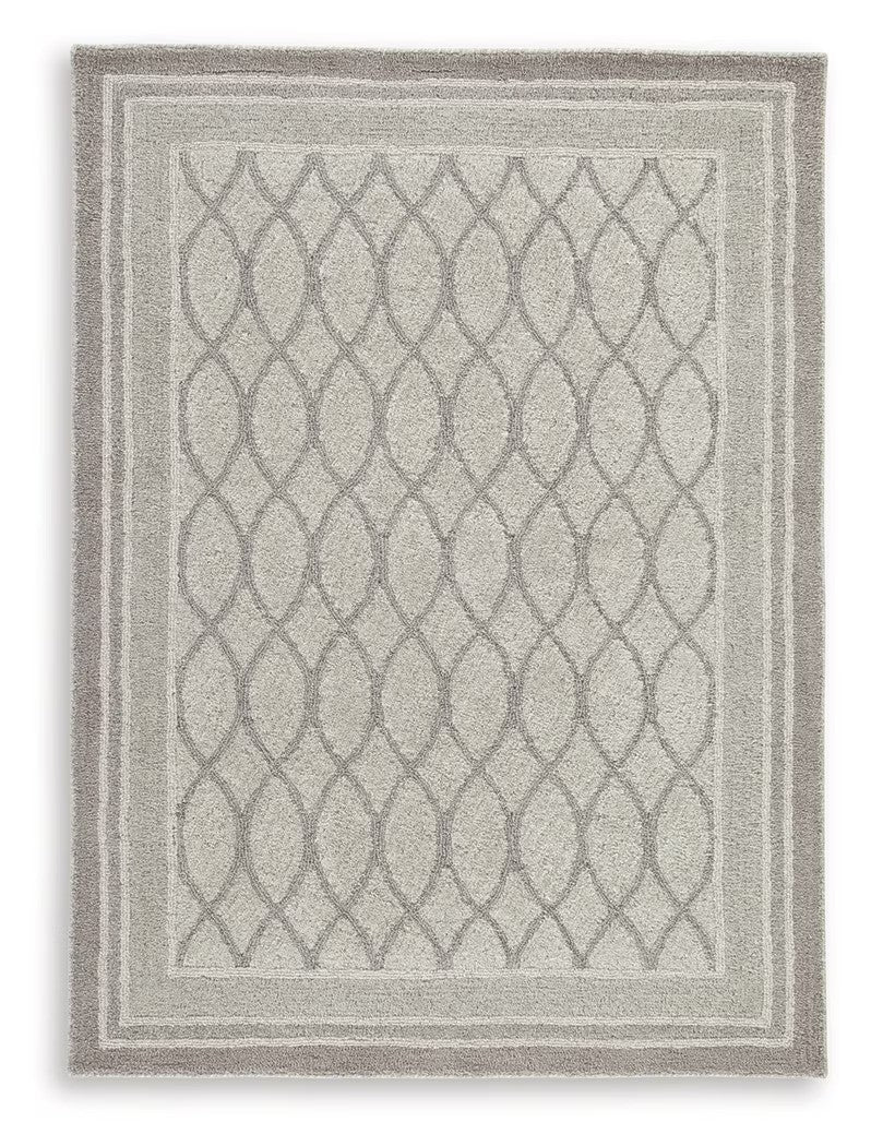 Wimney - Gray - Medium Rug - 5' x 7'