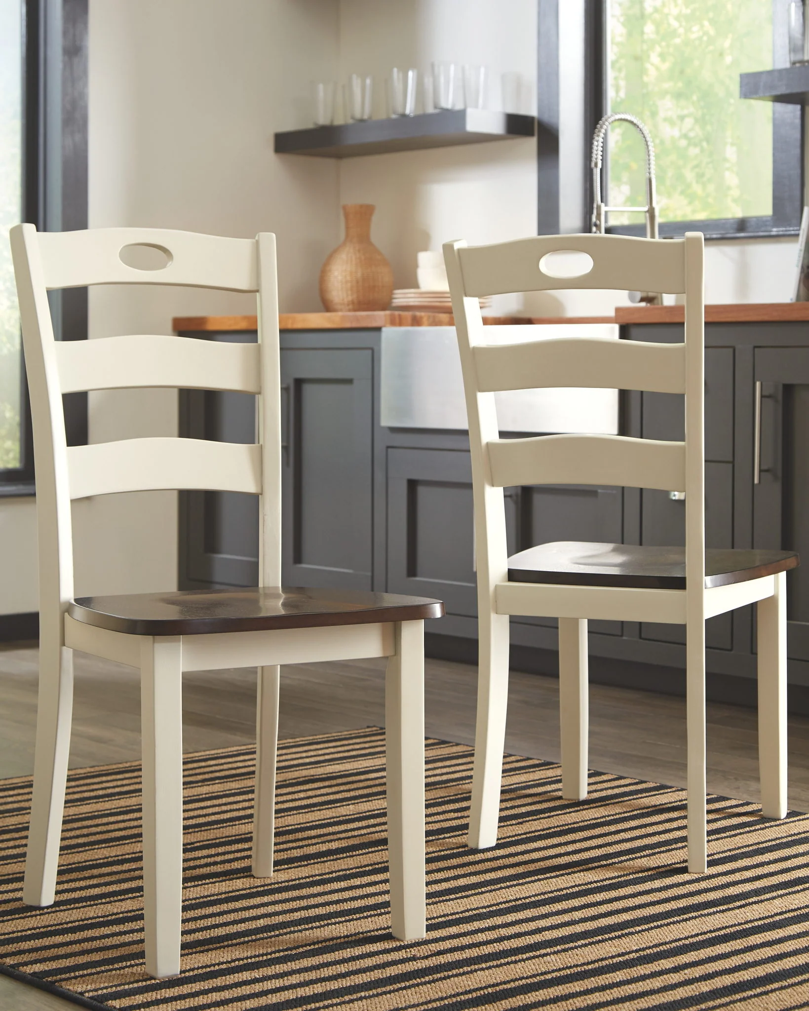 Woodanville - Cream / Brown - Dining Room Side Chair (Set of 2) - Image 2