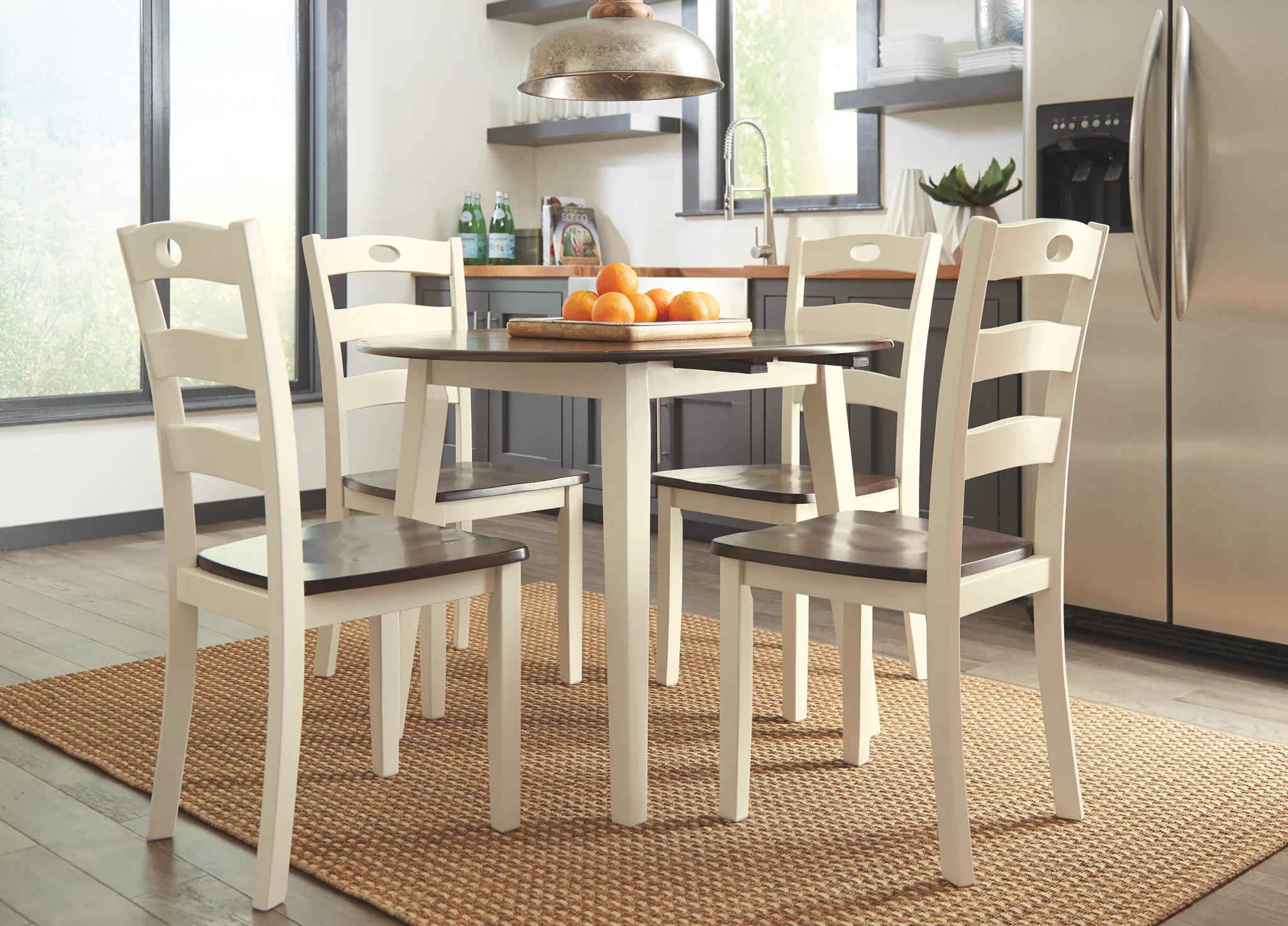 Woodanville - Cream / Brown - Dining Room Side Chair (Set of 2) - Image 5