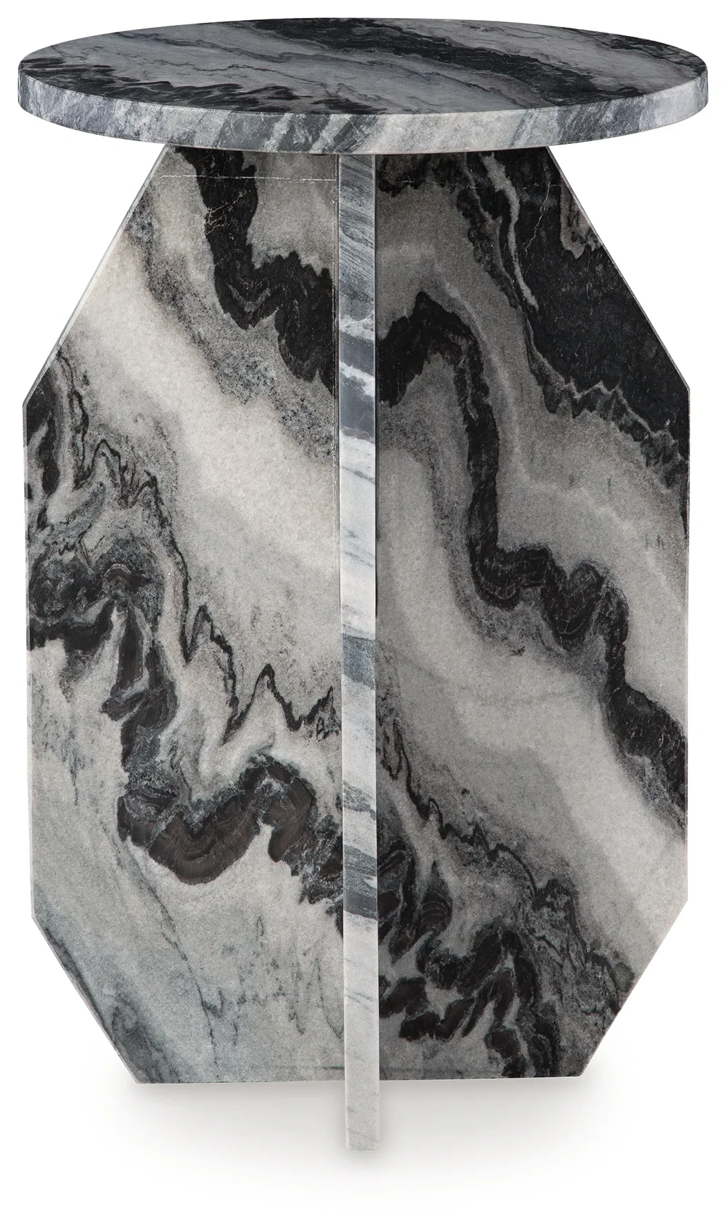 Wrenlane - Black / White / Taupe - Accent Table - Image 3