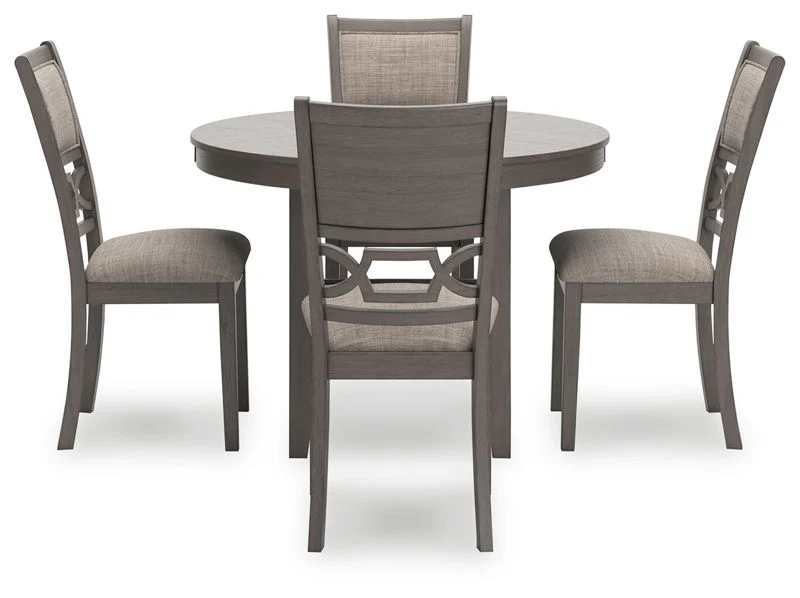 Wrenning - Gray - Dining Room Table Set (Set of 5) - Image 2
