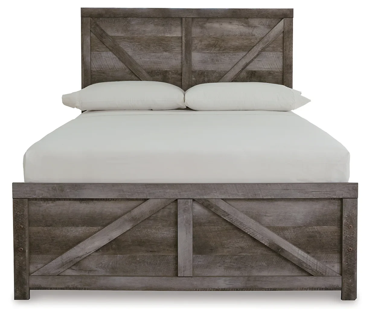 Wynnlow - Gray - Full Crossbuck Panel Bed - Image 5