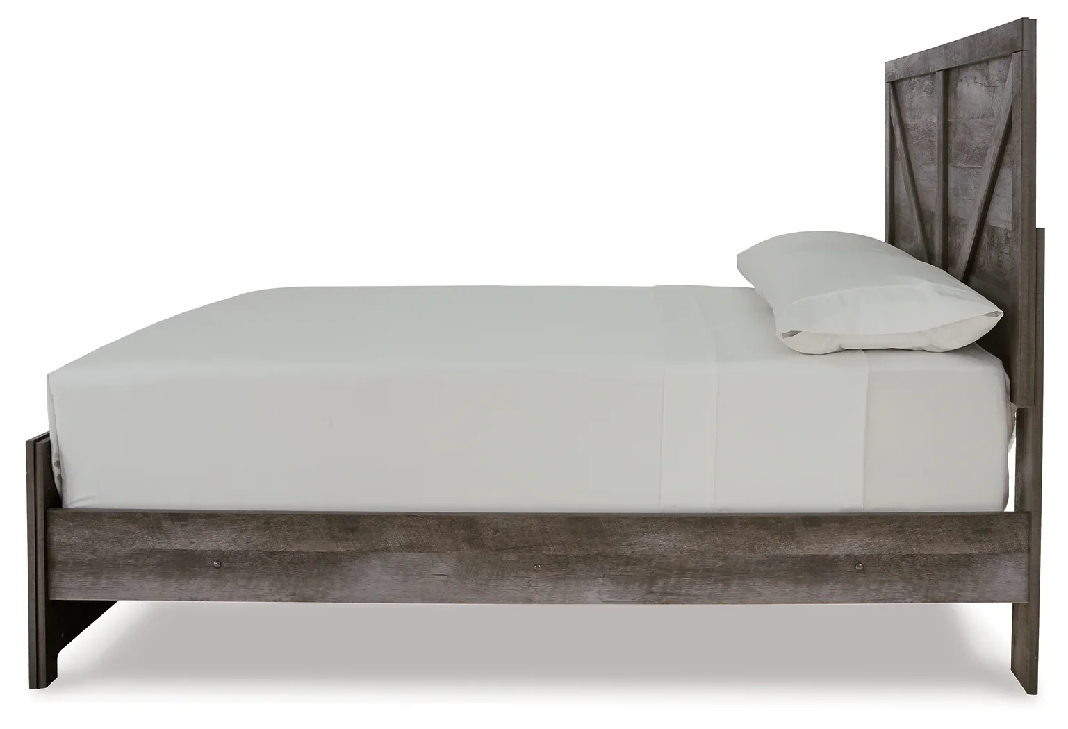 Wynnlow - Gray - Full Crossbuck Panel Bed - Image 6