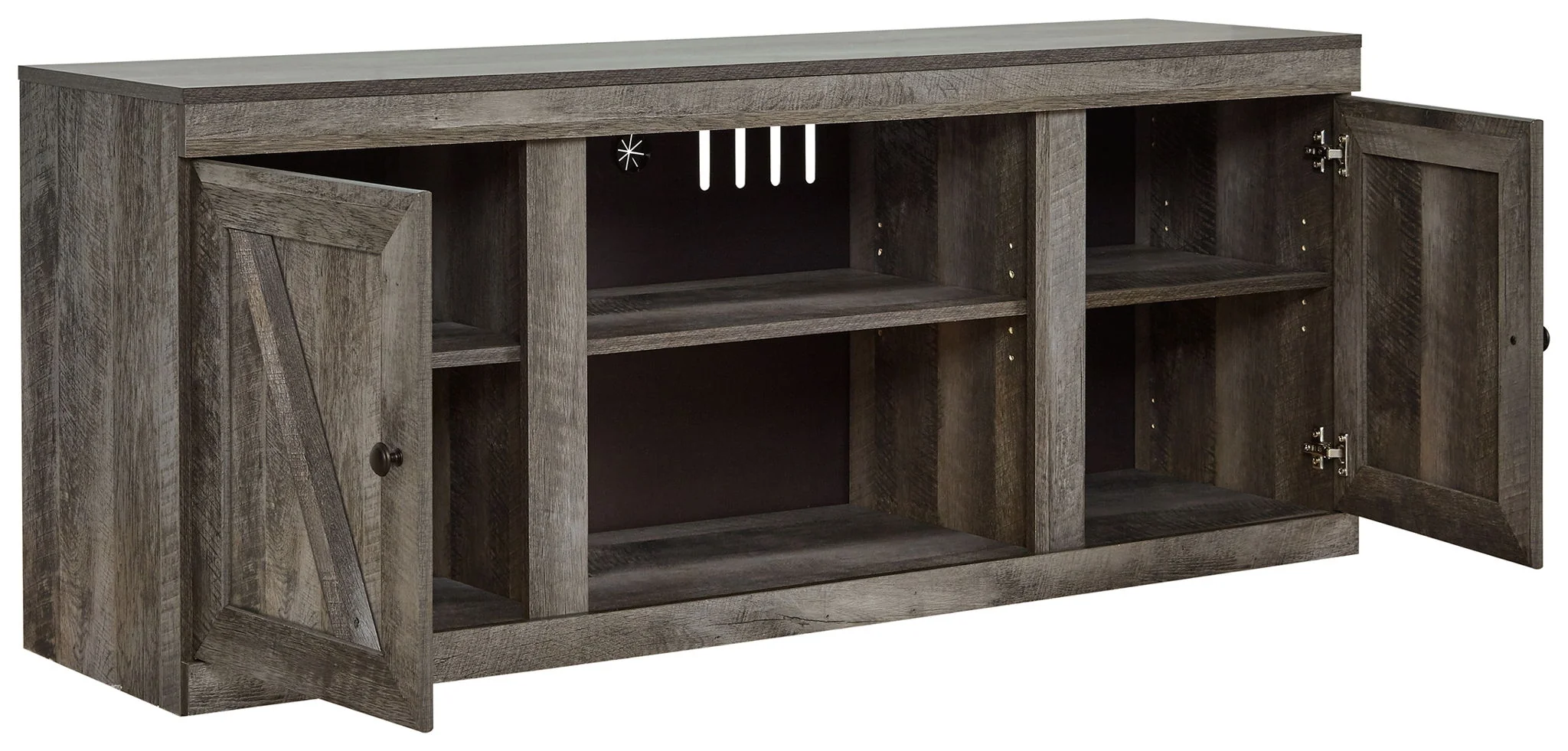 Wynnlow - Gray - LG TV Stand W/Fireplace Option - Image 3