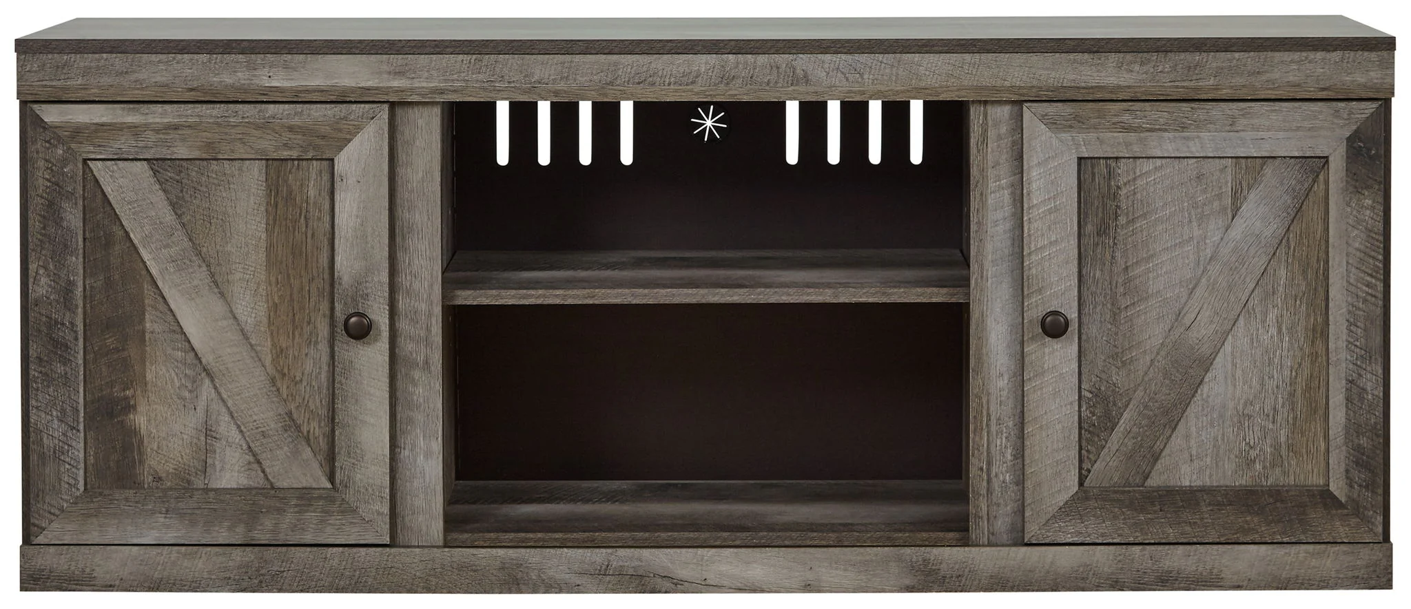 Wynnlow - Gray - LG TV Stand W/Fireplace Option - Image 4