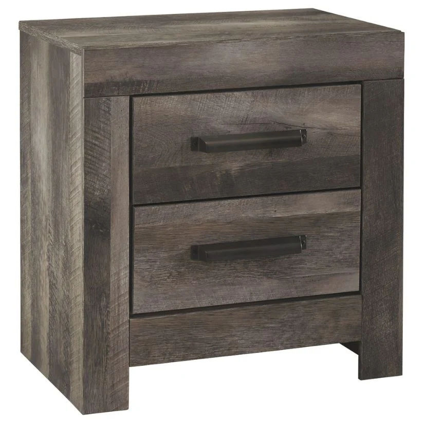Wynnlow - Gray - Two Drawer Night Stand